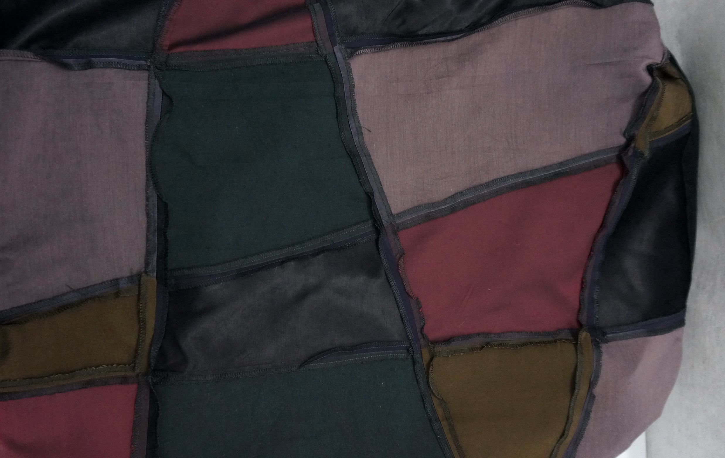 Vintage Rare 90s FICCE RAZZA Vintage Patchwork LS Shirt Japan Size US M / EU 48-50 / 2 - 17 Thumbnail