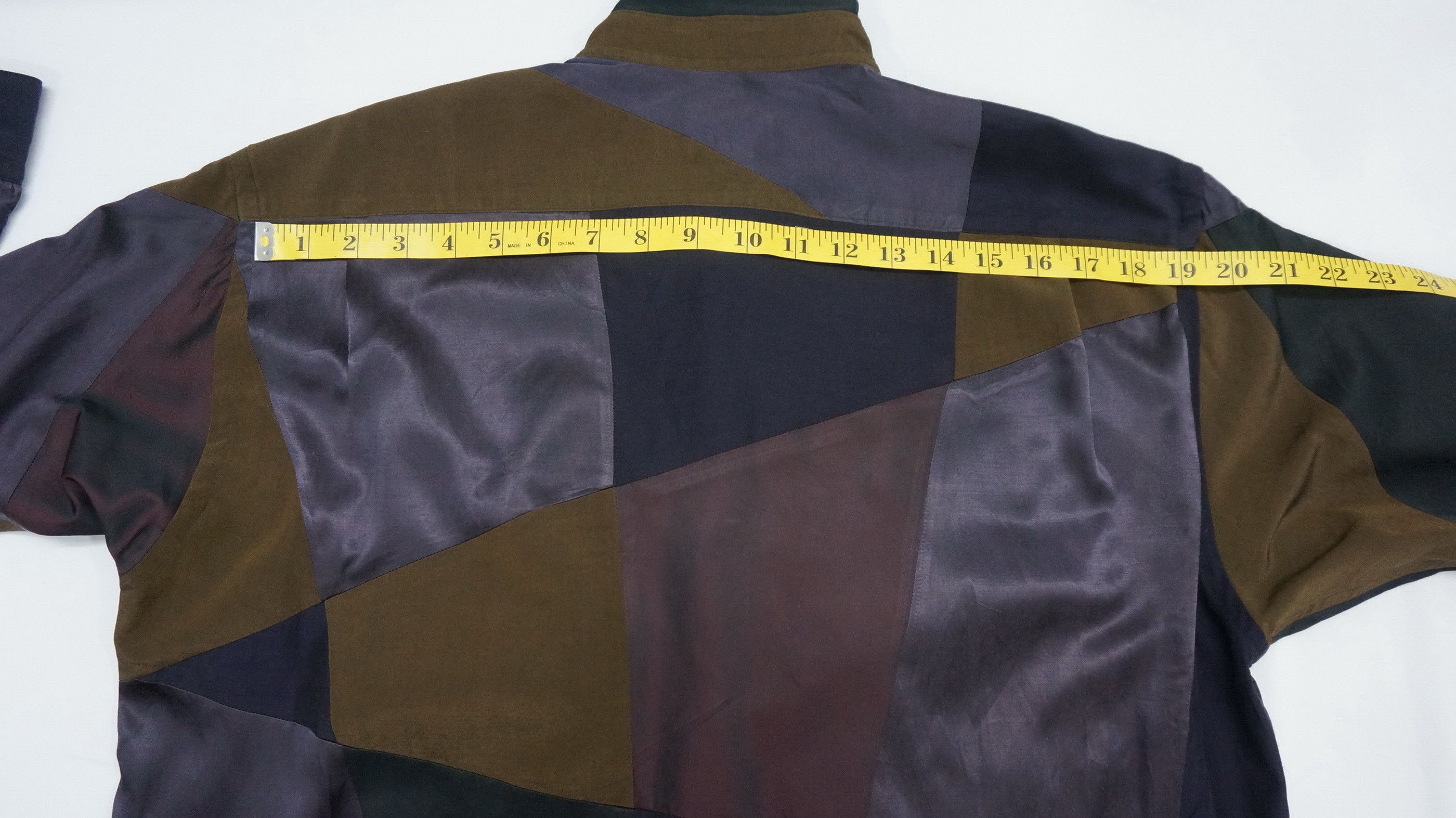 Vintage Rare 90s FICCE RAZZA Vintage Patchwork LS Shirt Japan Size US M / EU 48-50 / 2 - 12 Thumbnail