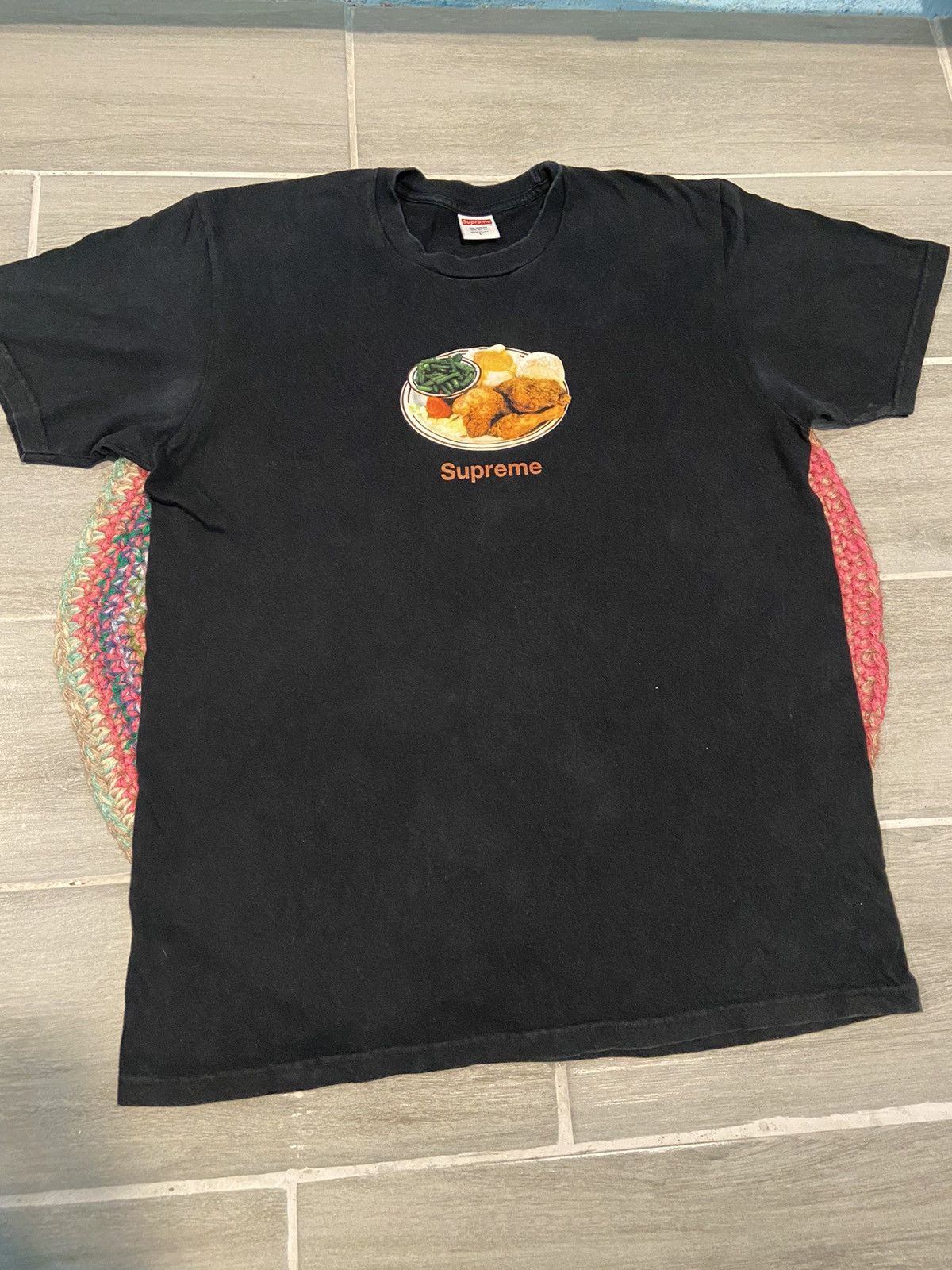 Supreme SS18 Chicken Dinner Tee Tops