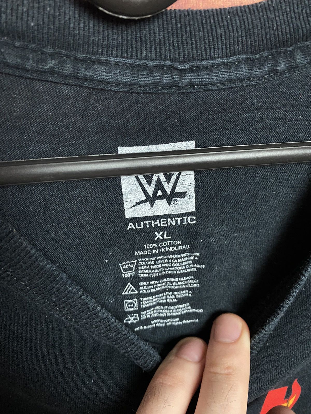 Vintage × WWE × WWF Vintage Burn It Down wwe wwf tee Size US XL / EU 56 / 4 - 5 Thumbnail