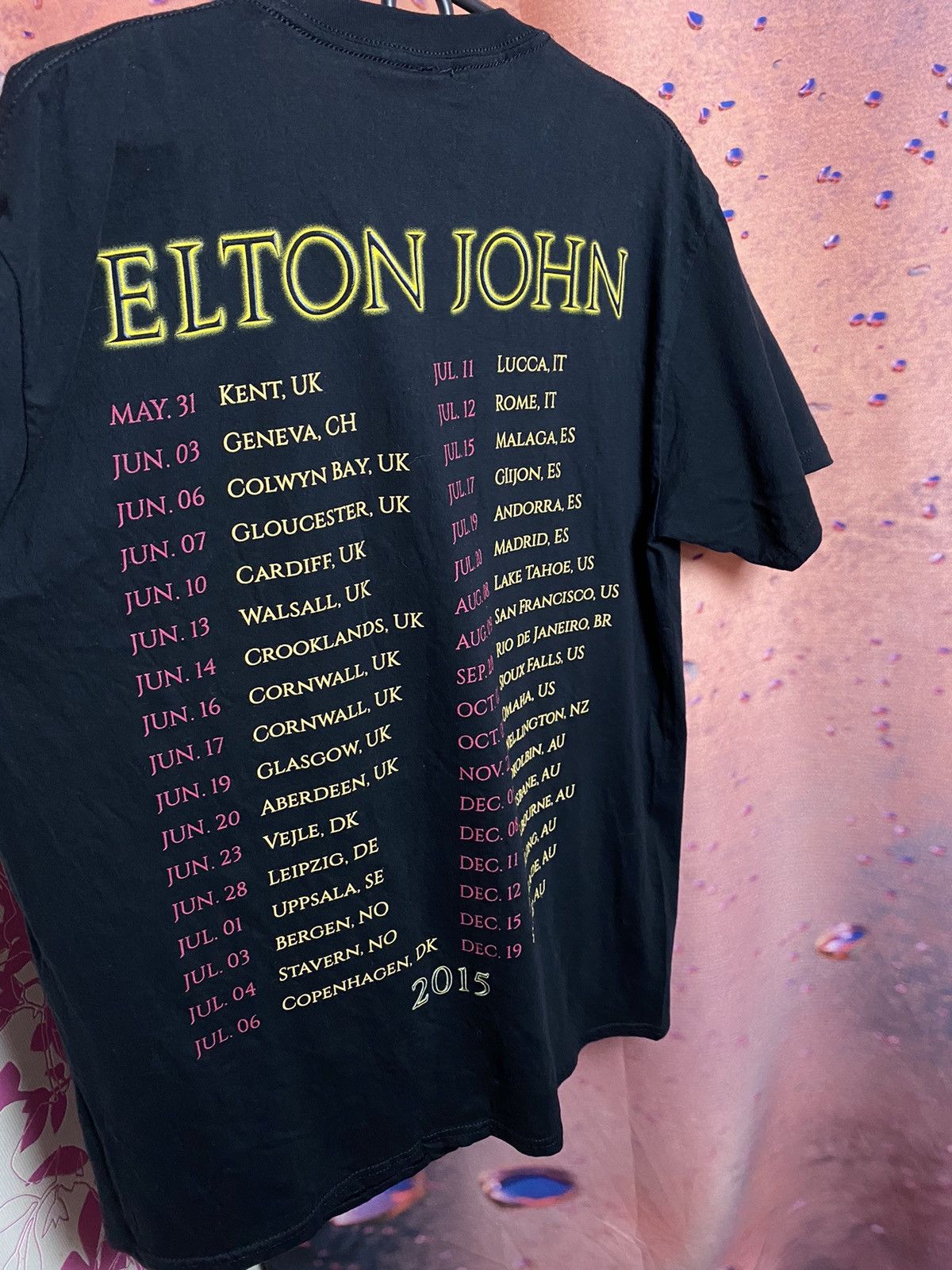 Band Tees × Vintage Vintage Elton John streetwear tee Size US L / EU 52-54 / 3 - 5 Thumbnail