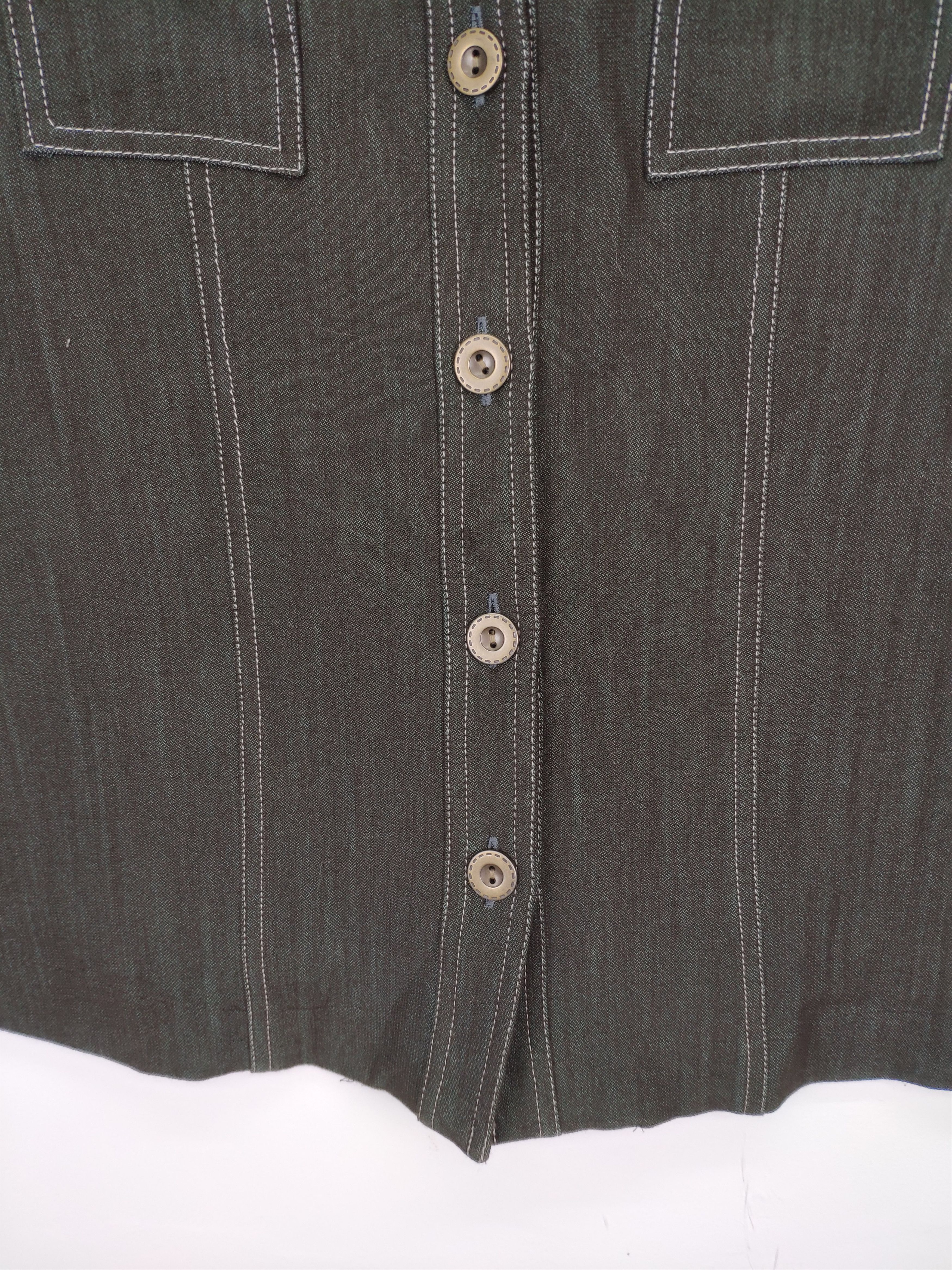 Japanese Brand Vintage Vest Denim Style Japanese Brand Size M / US 6-8 / IT 42-44 - 5 Thumbnail