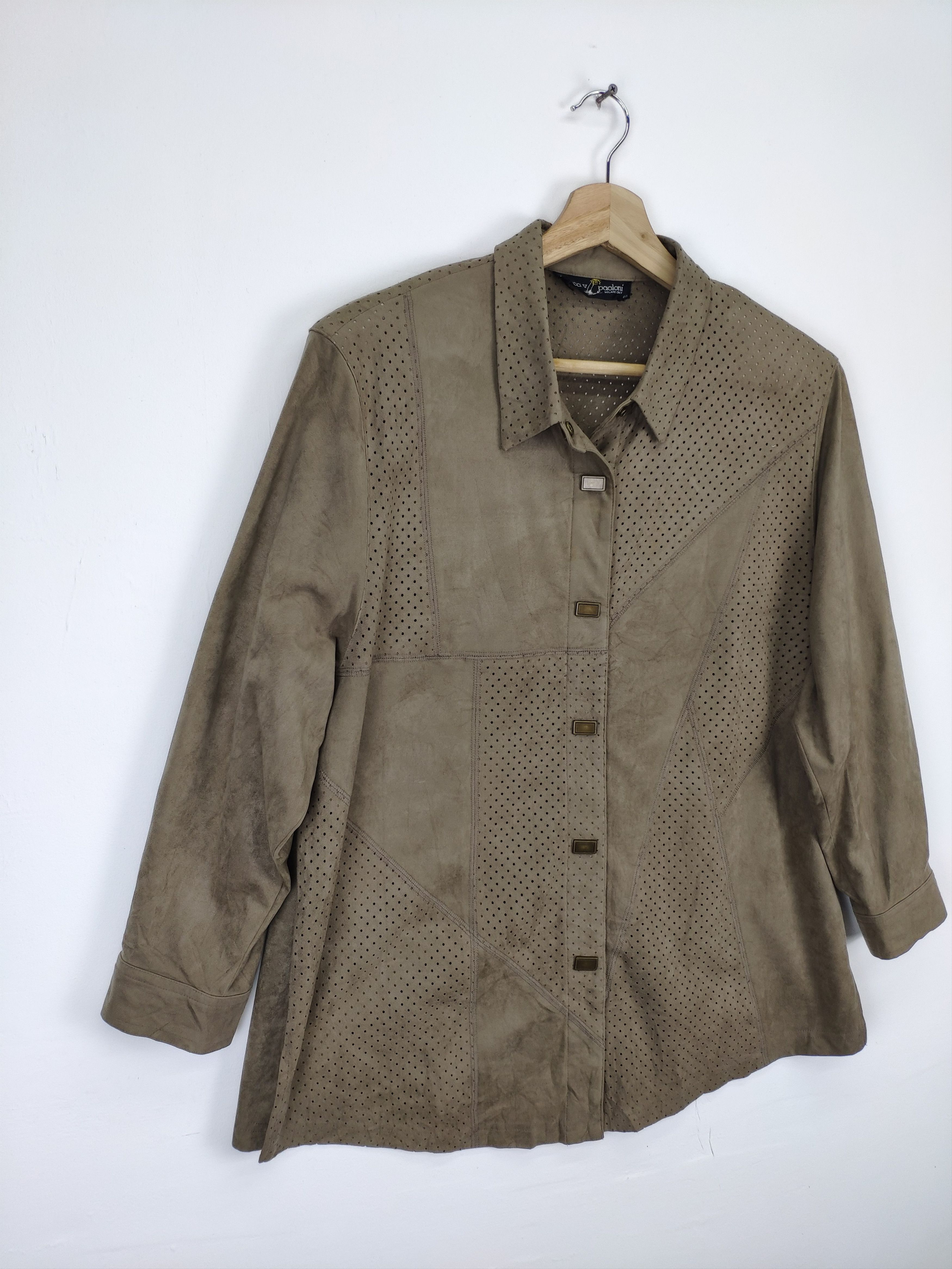 Designer × Vintage Vintage Snap Button Shirt by Franca V. Paoloni Size M / US 6-8 / IT 42-44 - 3 Thumbnail