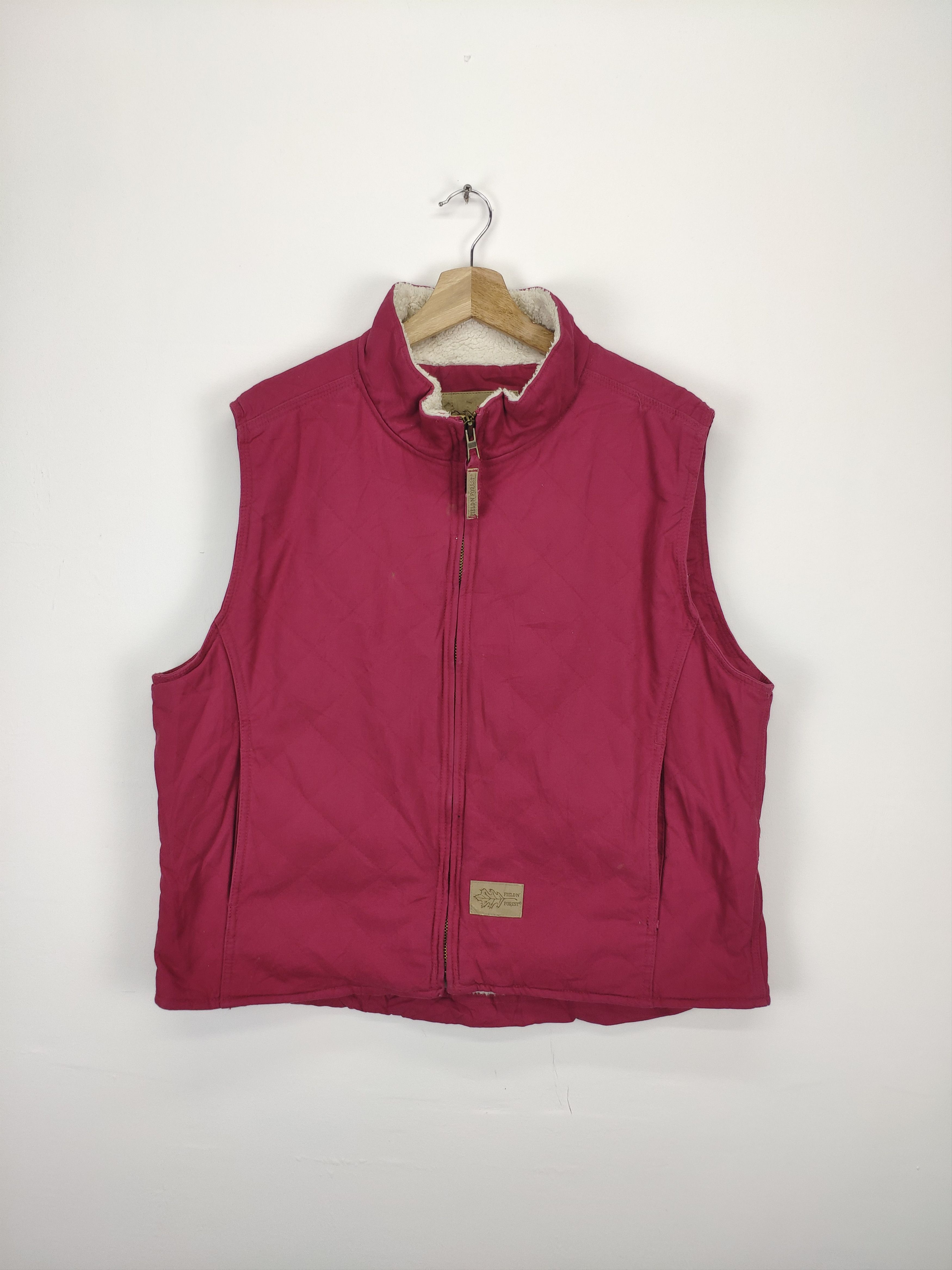 Japanese Brand × Vintage Vintage Detroit Vest Lining Sherpa Carhartt Style Size US L / EU 52-54 / 3 - 1 Thumbnail