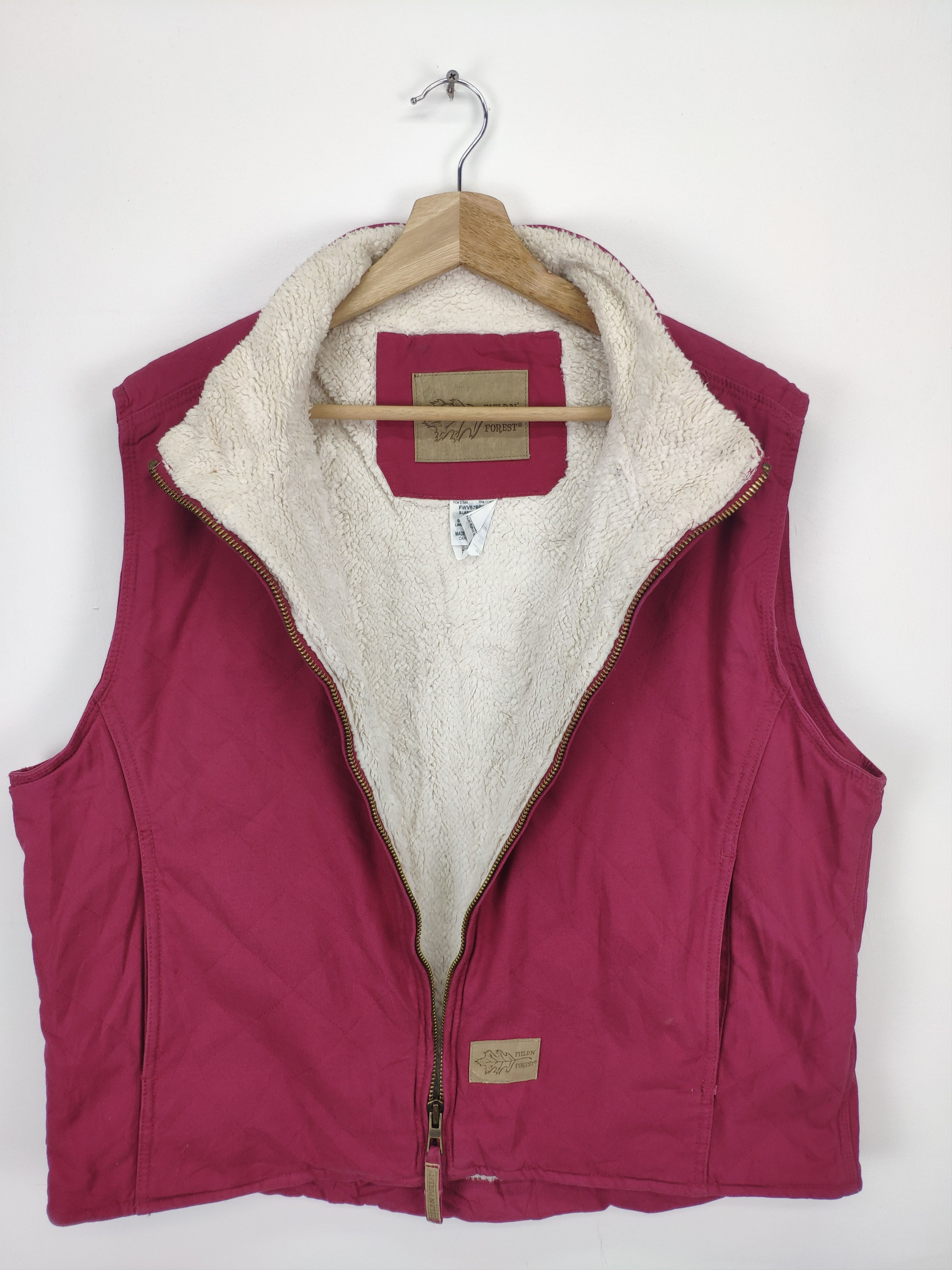 Japanese Brand × Vintage Vintage Detroit Vest Lining Sherpa Carhartt Style Size US L / EU 52-54 / 3 - 11 Thumbnail