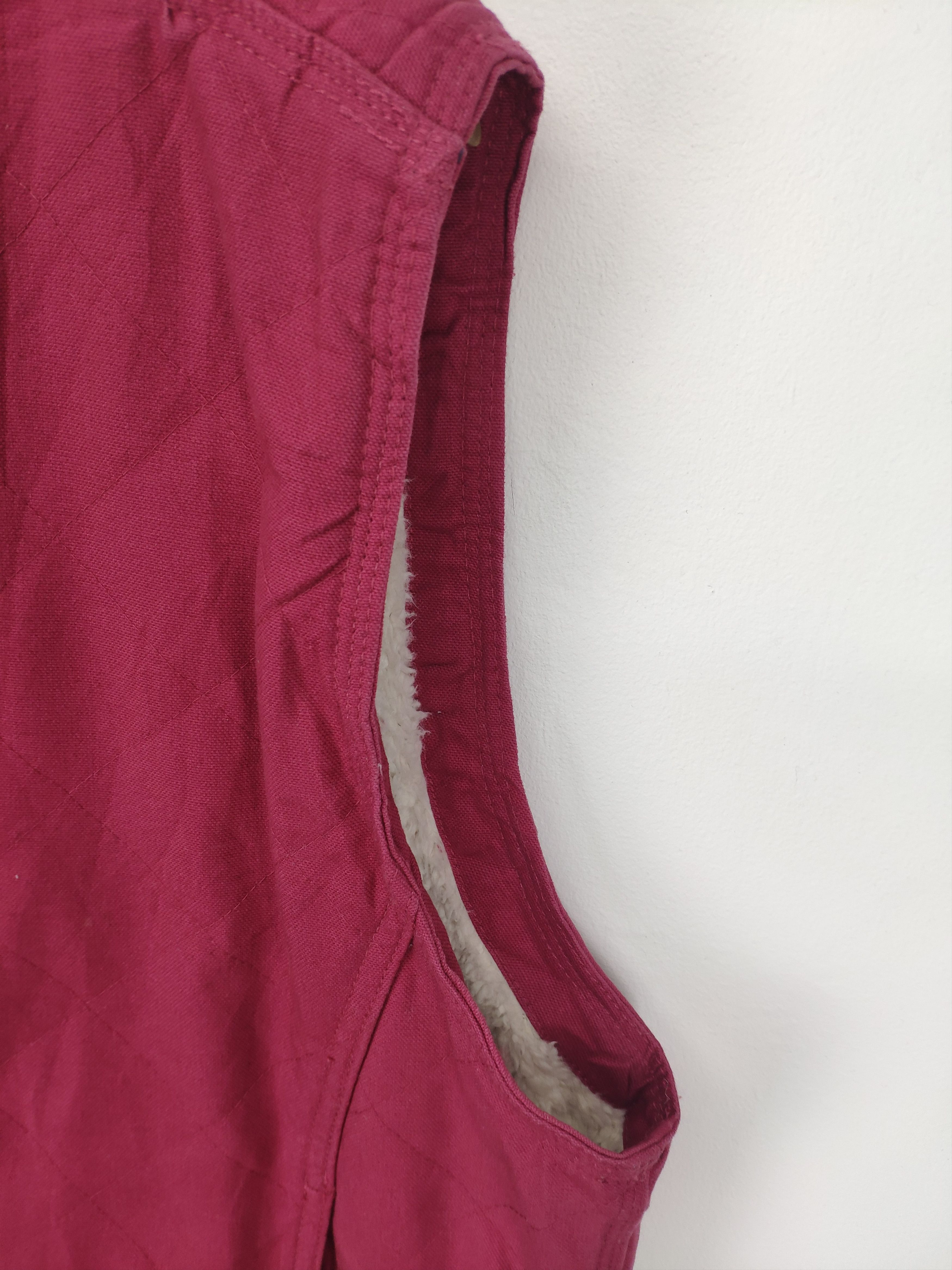 Japanese Brand × Vintage Vintage Detroit Vest Lining Sherpa Carhartt Style Size US L / EU 52-54 / 3 - 5 Thumbnail