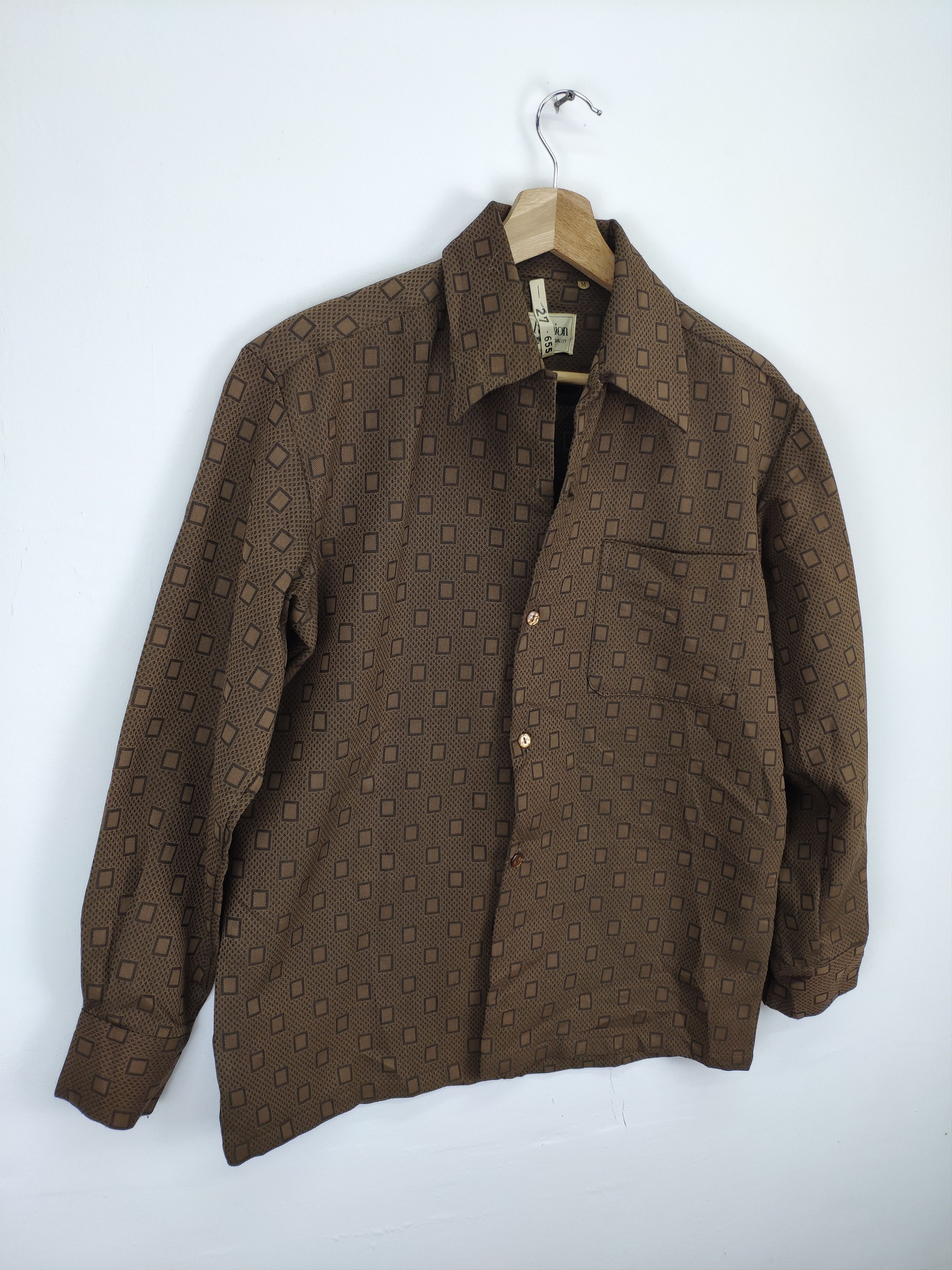 Japanese Brand × Vintage Vintage 90s Long Sleeve Shirt Button Up Issey Miyake Style Size US M / EU 48-50 / 2 - 3 Thumbnail