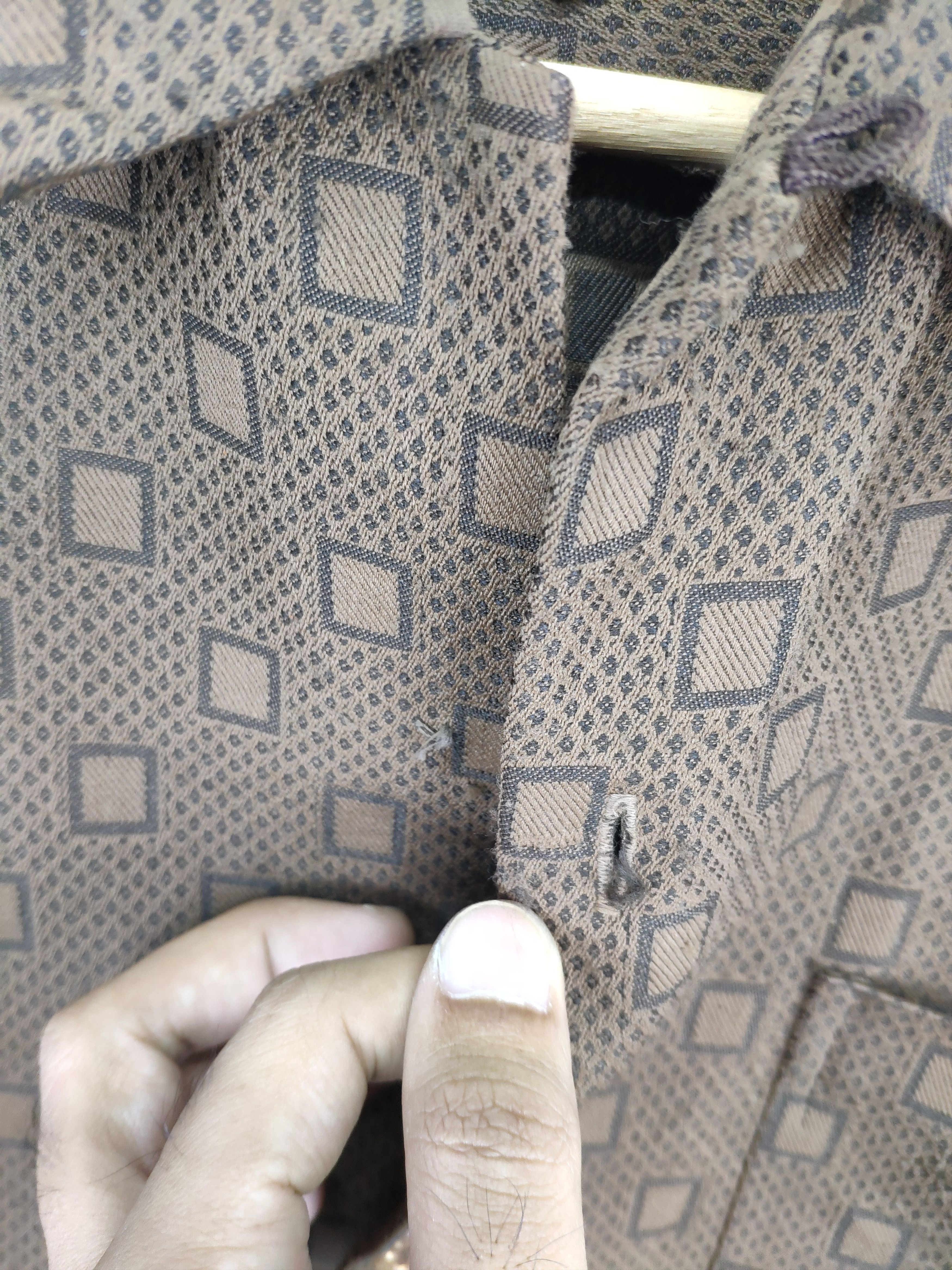 Japanese Brand × Vintage Vintage 90s Long Sleeve Shirt Button Up Issey Miyake Style Size US M / EU 48-50 / 2 - 7 Thumbnail