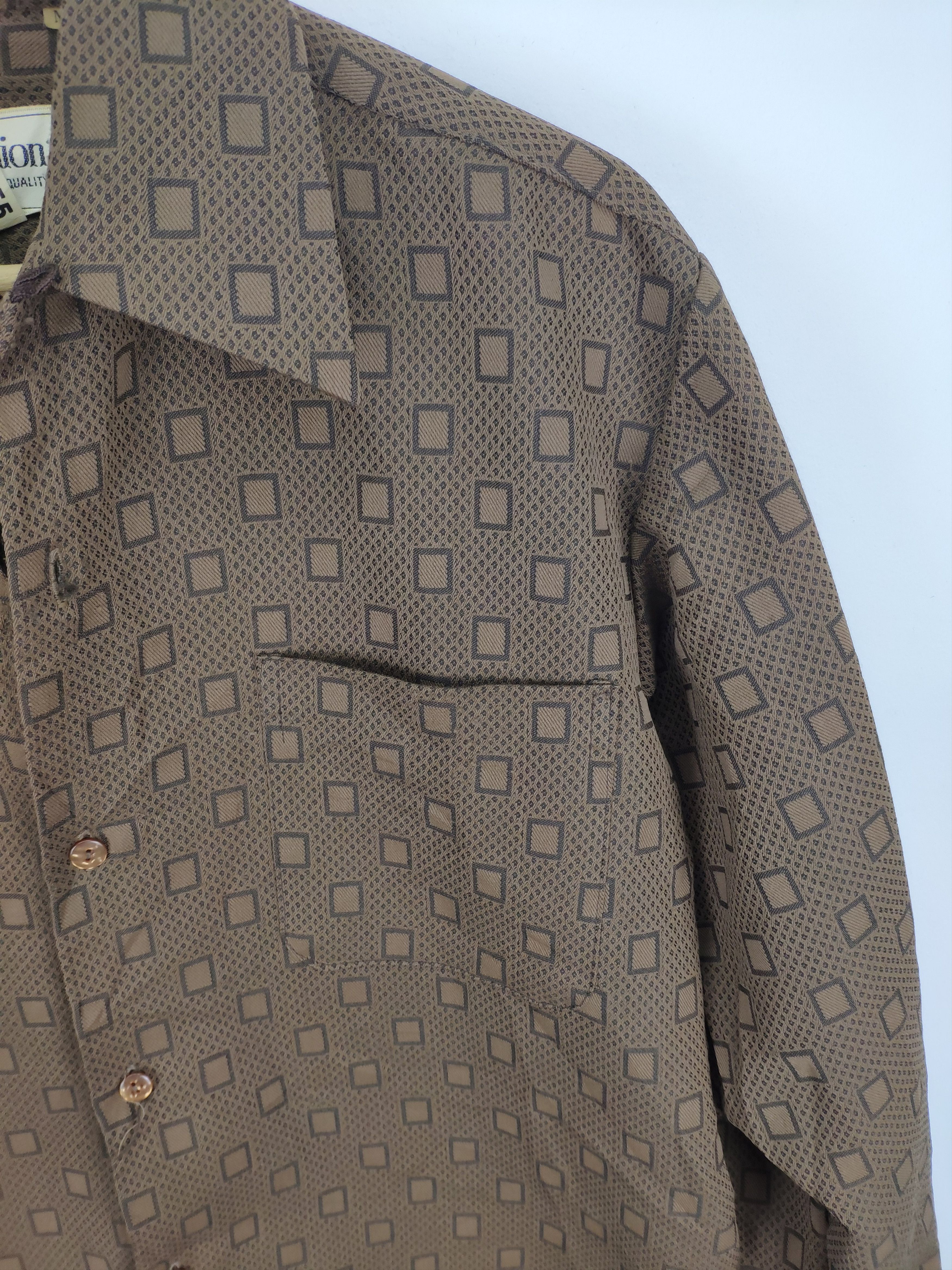 Japanese Brand × Vintage Vintage 90s Long Sleeve Shirt Button Up Issey Miyake Style Size US M / EU 48-50 / 2 - 6 Thumbnail