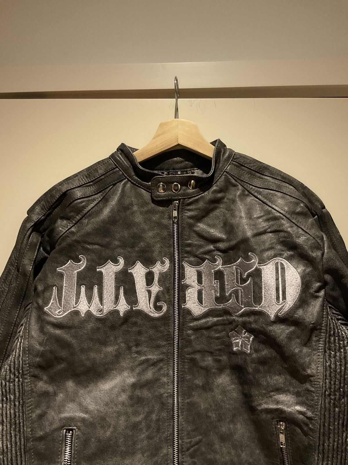 Other YEARS OF TEARS sample leather biker jacket -grey Size US S / EU 44-46 / 1 - 5 Thumbnail