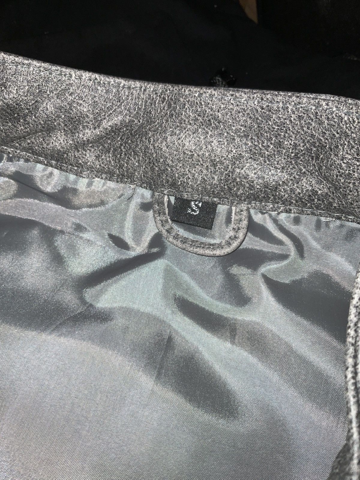 Other YEARS OF TEARS sample leather biker jacket -grey Size US S / EU 44-46 / 1 - 7 Thumbnail