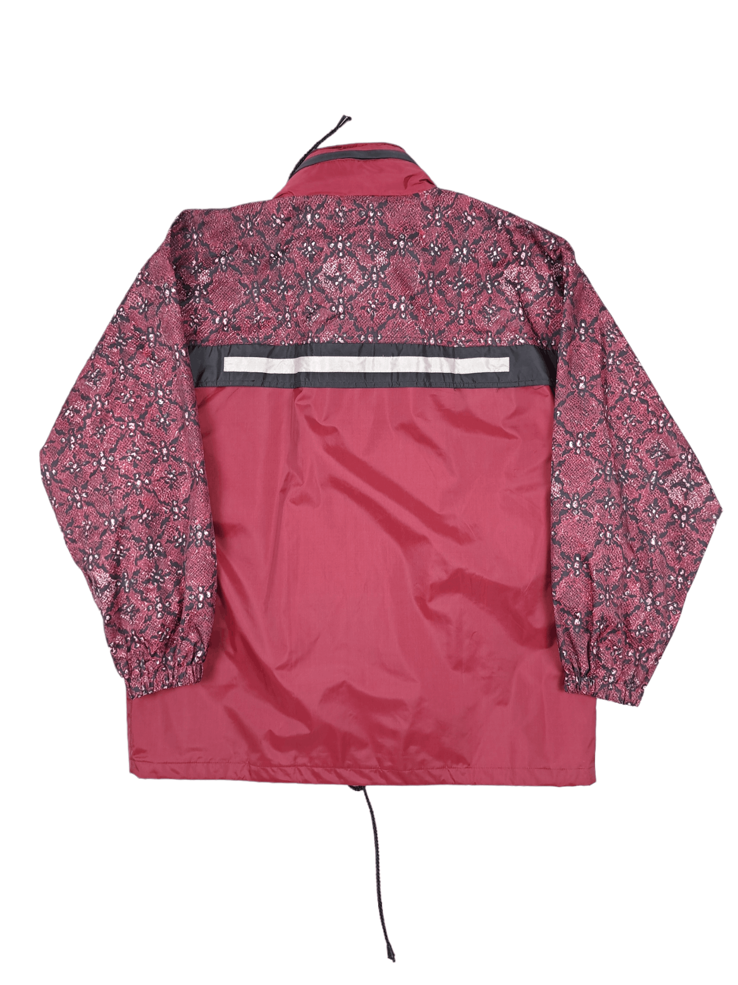 Vintage 💎 90's Vintage XL Shamp Red Pattern Light Wind Jacket Size US XL / EU 56 / 4 - 2 Thumbnail