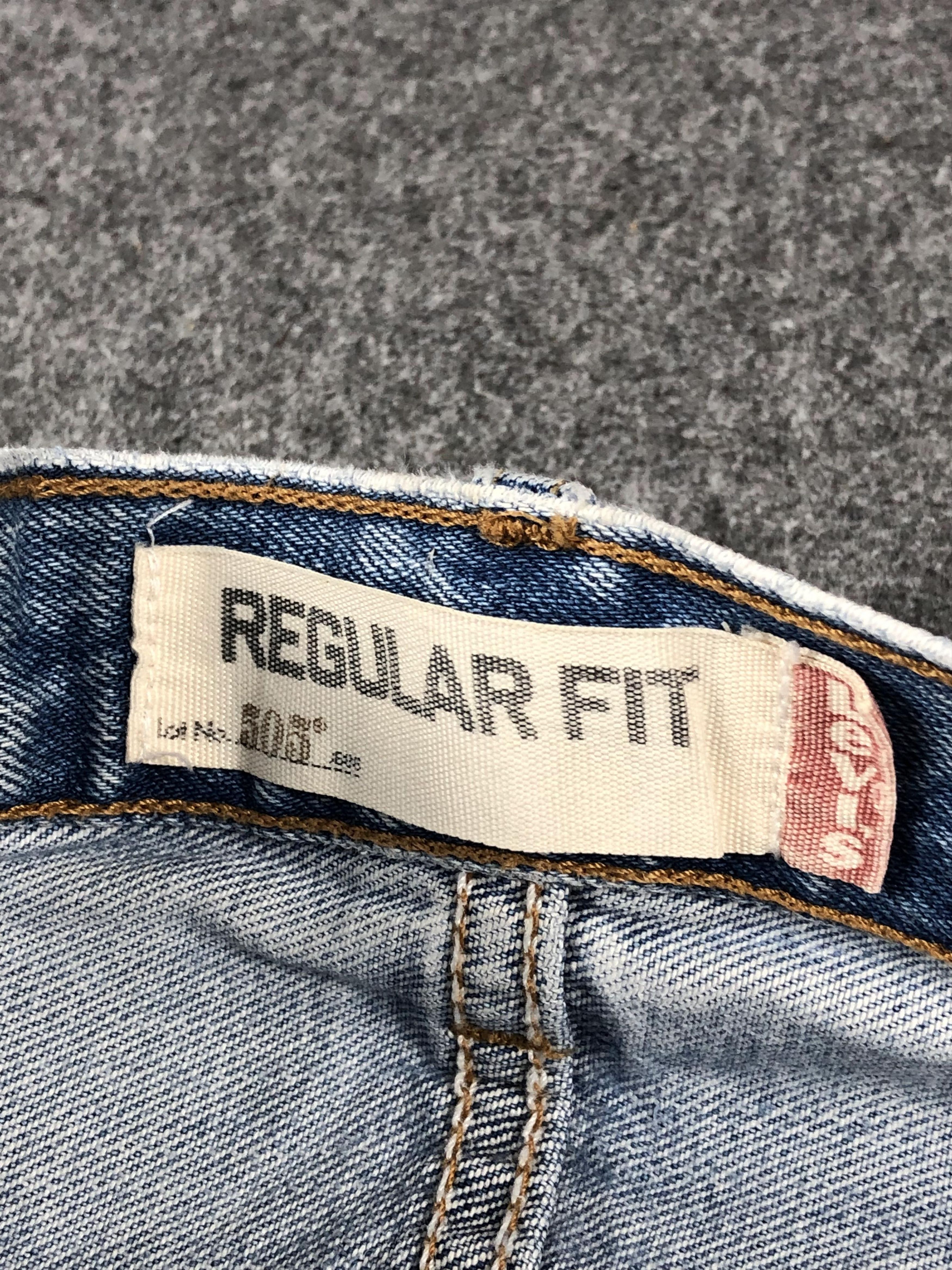 Levi's Vintage Levis 505 Faded Blue Jeans DP2276 Size US 33 - 8 Thumbnail