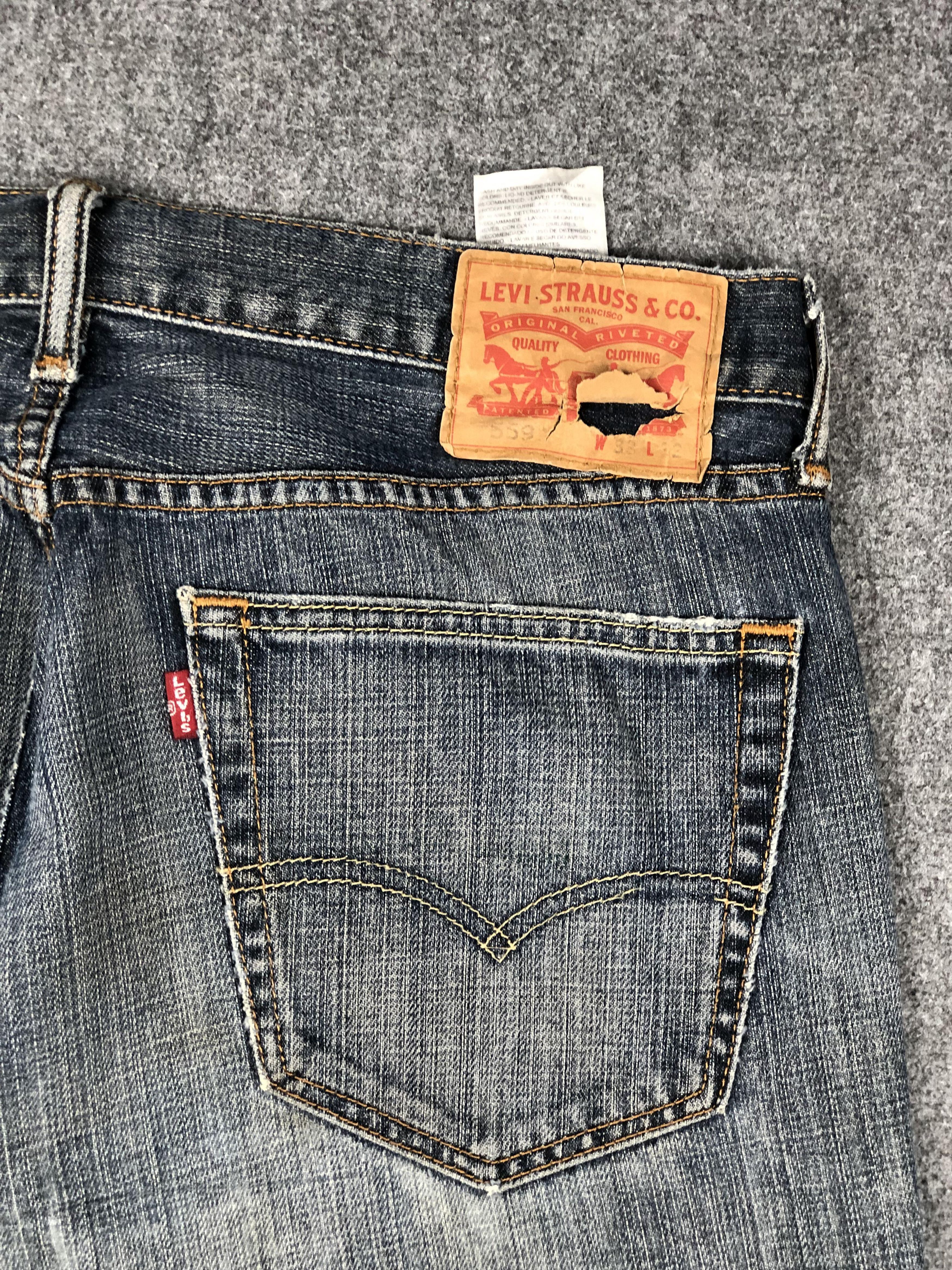 Levi's Vintage Levis 559 Loose Straight Faded Blue Jeans DP2277 Size US 34 / EU 50 - 19 Thumbnail