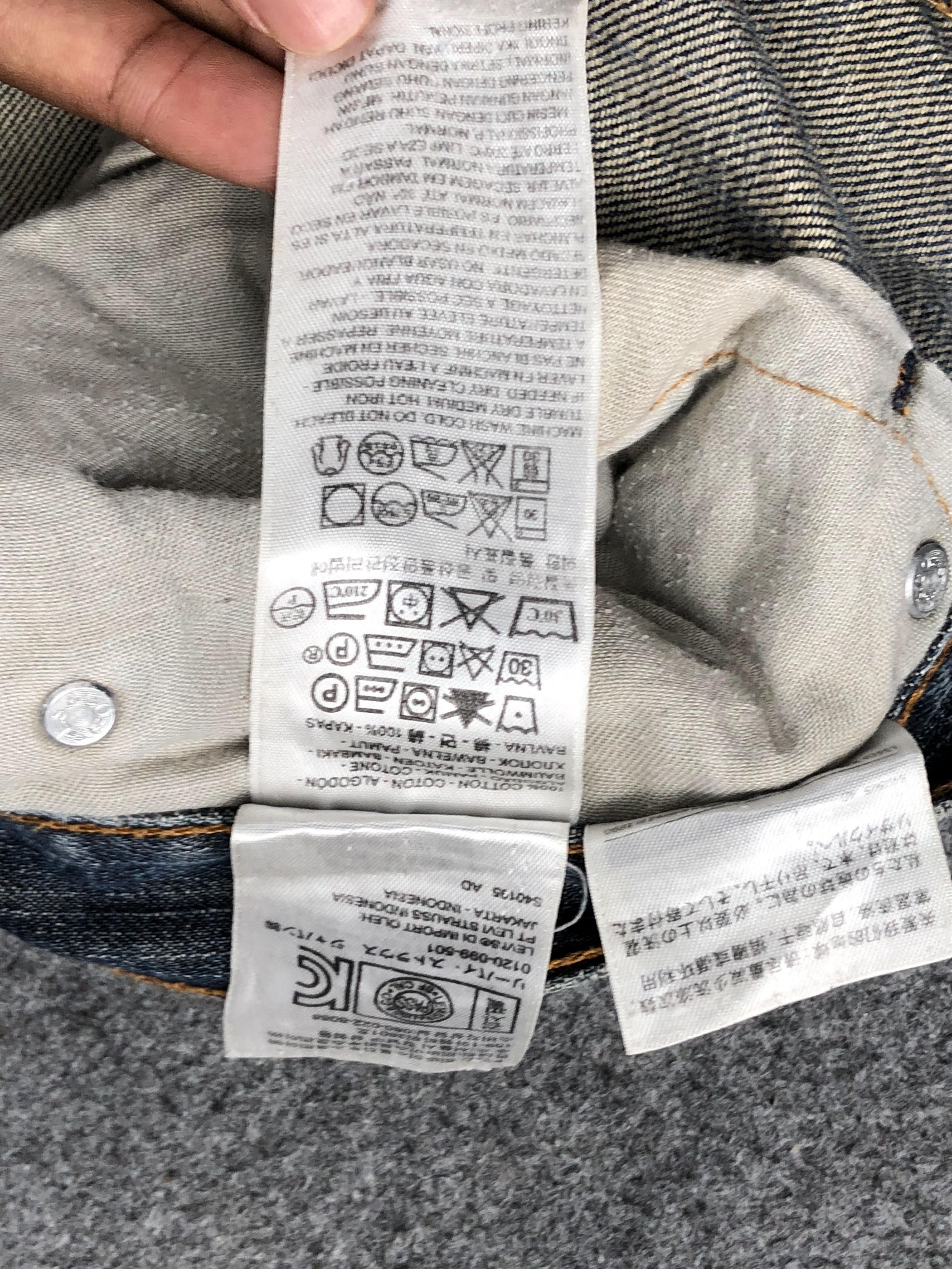 Levi's Vintage Levis 559 Loose Straight Faded Blue Jeans DP2277 Size US 34 / EU 50 - 7 Thumbnail