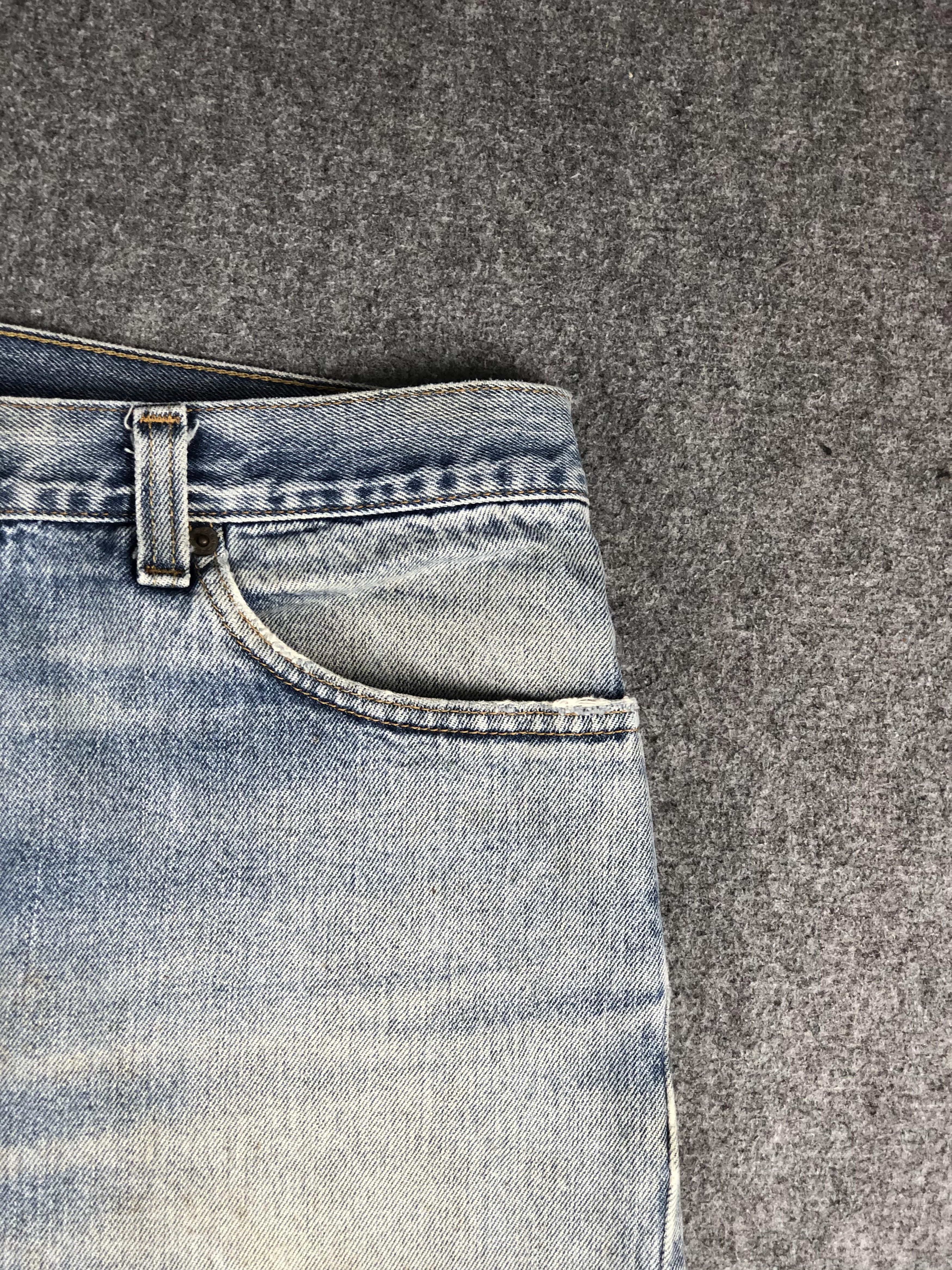 Levi's Vintage Levis 505 Faded Blue Jeans DP2279 Size US 35 - 11 Thumbnail