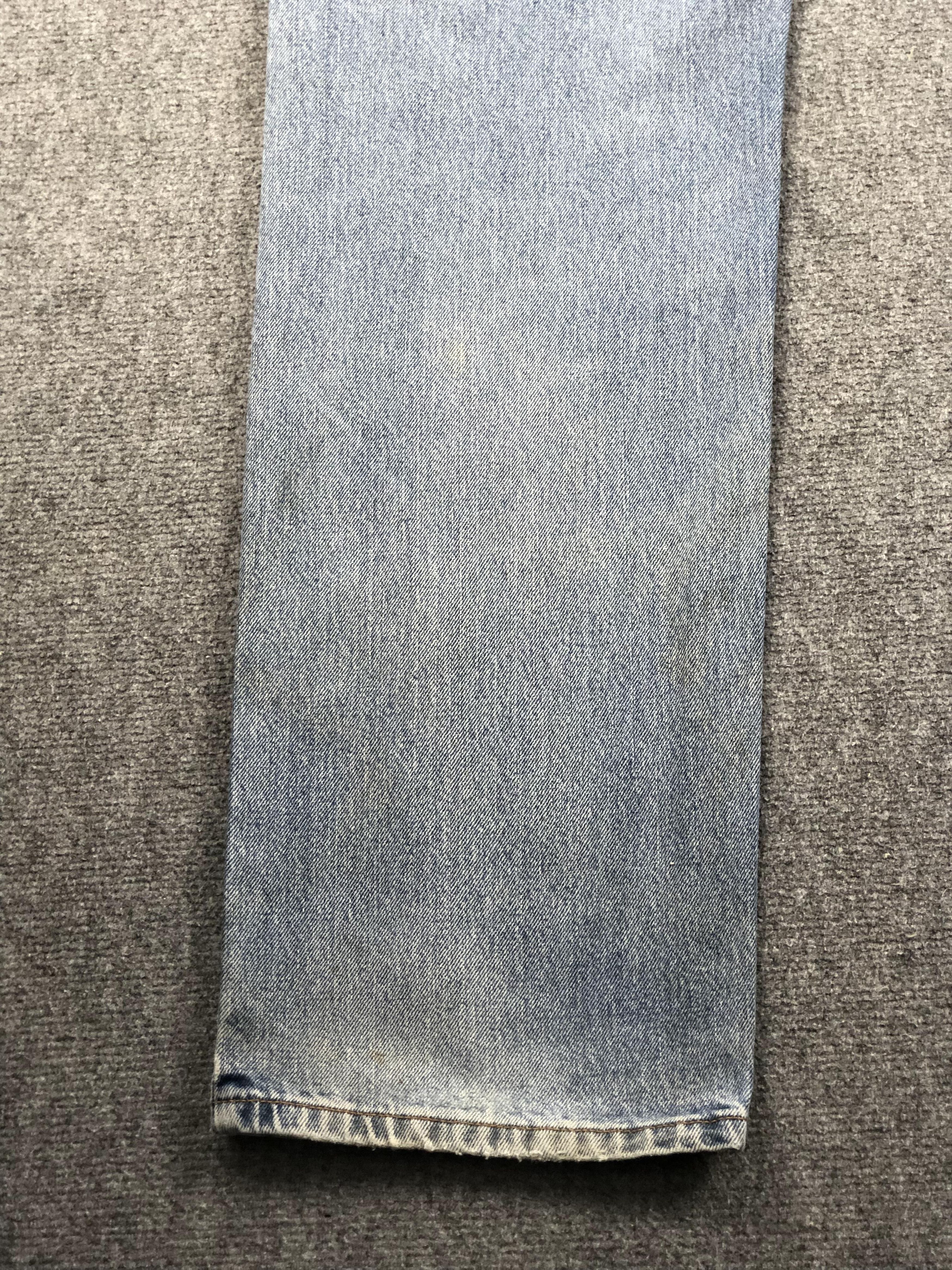 Levi's Vintage Levis 505 Faded Blue Jeans DP2279 Size US 35 - 22 Thumbnail