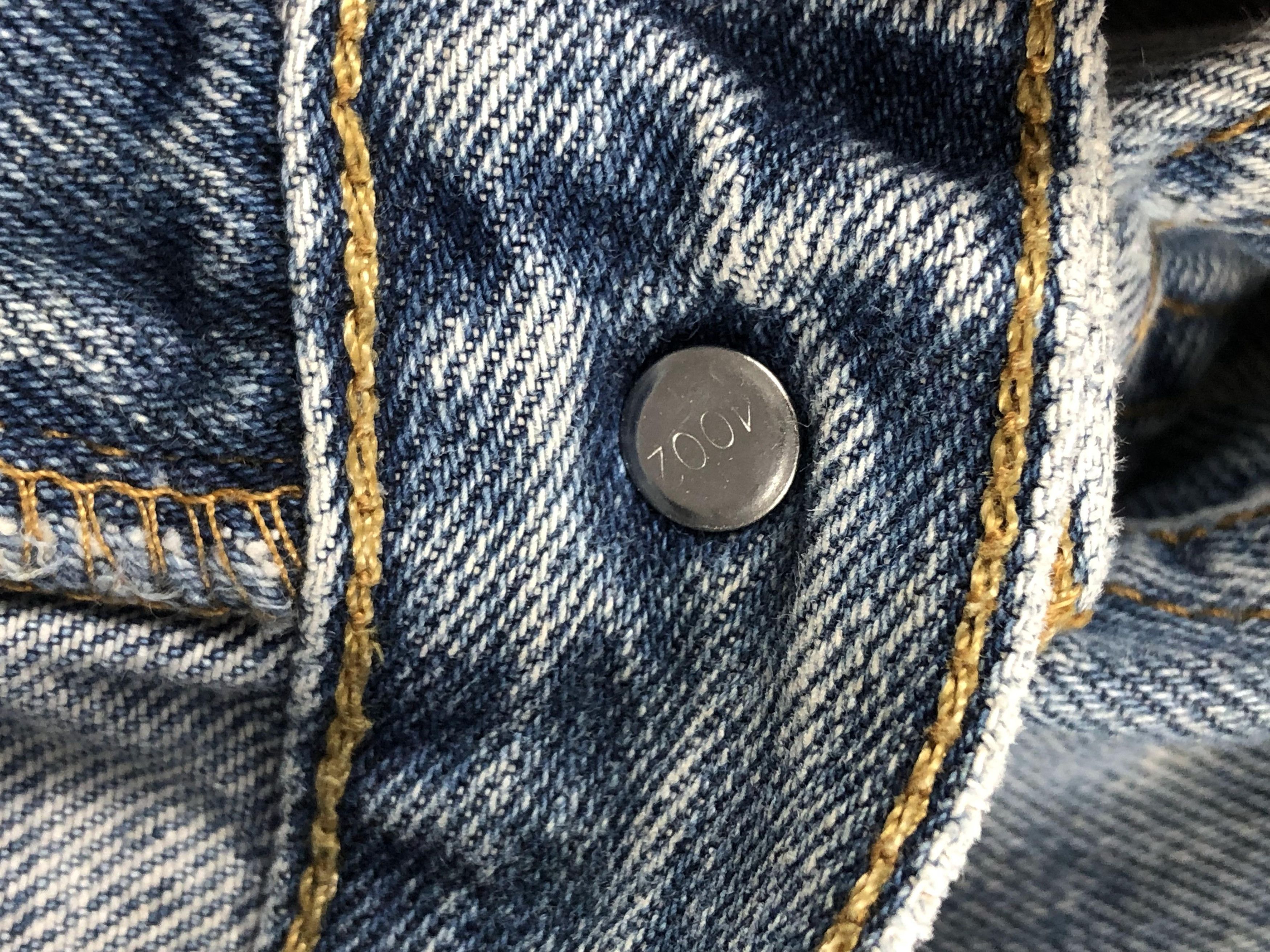 Levi's Vintage Levis 505 Faded Blue Jeans DP2279 Size US 35 - 18 Thumbnail