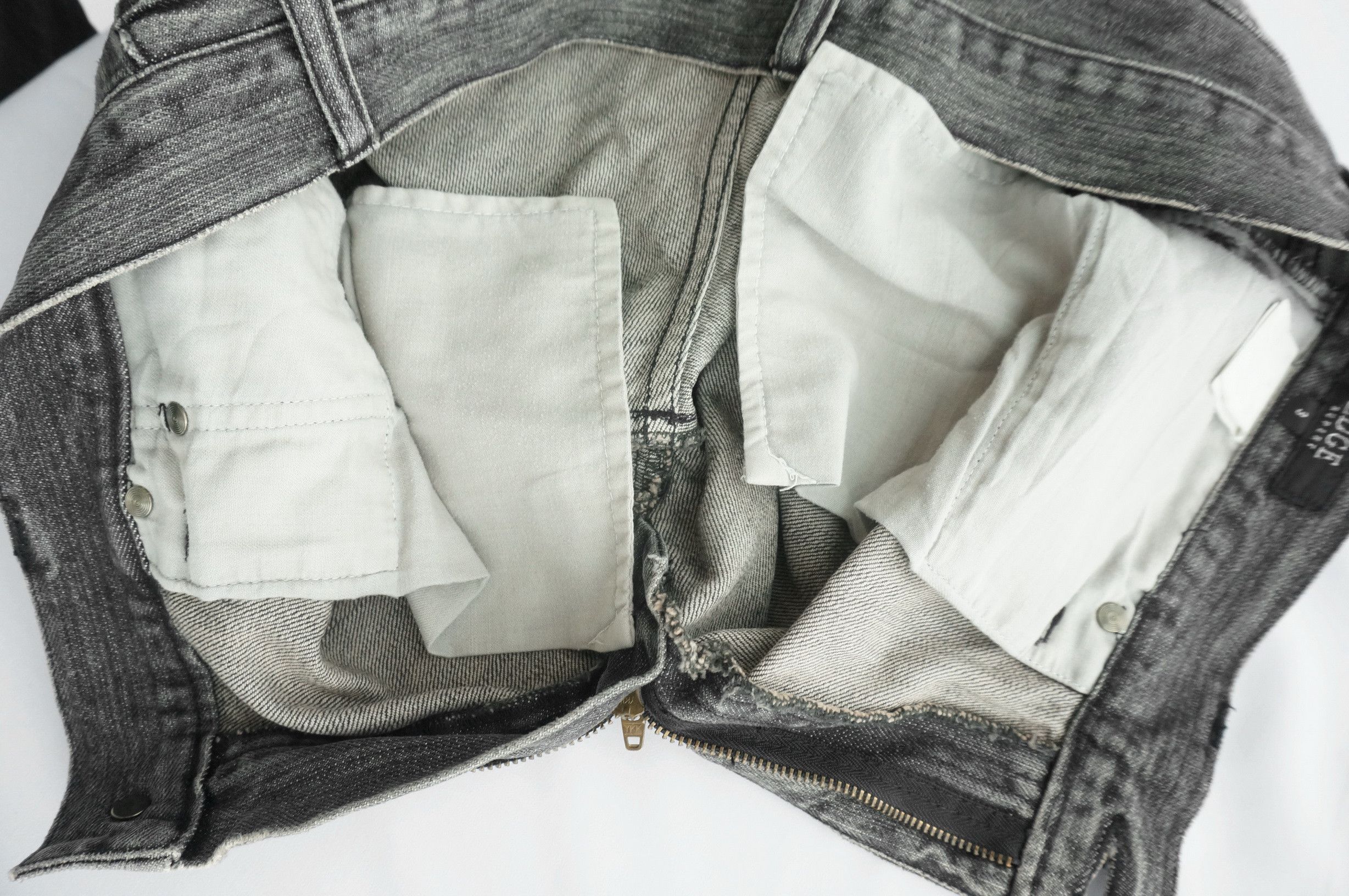 Japanese Brand Vintage Worn EDGE RUPERT Ripped Flared Distressed Jeans Size US 32 / EU 48 - 19 Thumbnail