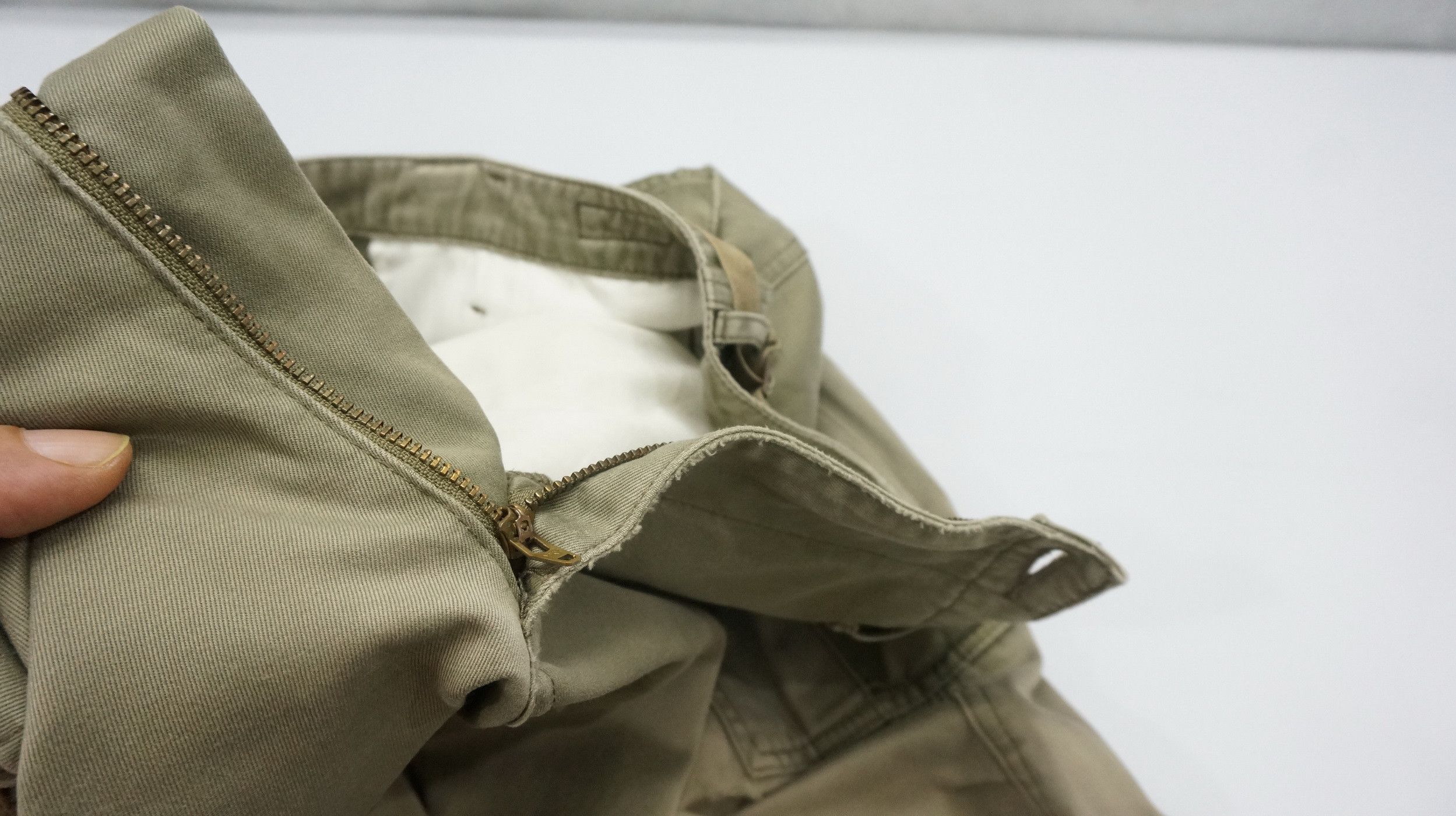 Alpha Industries 🔥Vtg Alpha Industries Faded Dusty Olive Worn Cargo Size US 30 / EU 46 - 21 Thumbnail