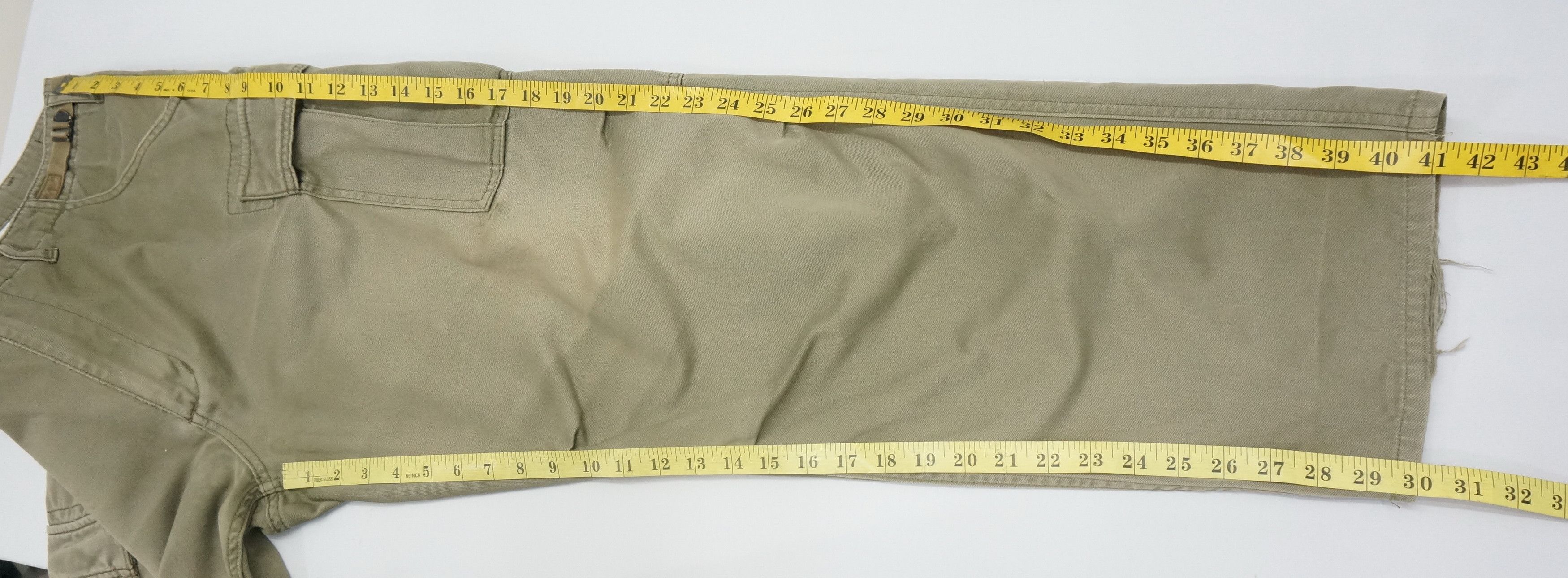 Alpha Industries 🔥Vtg Alpha Industries Faded Dusty Olive Worn Cargo Size US 30 / EU 46 - 16 Thumbnail