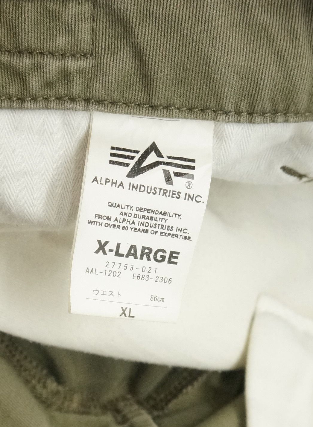 Alpha Industries 🔥Vtg Alpha Industries Faded Dusty Olive Worn Cargo Size US 30 / EU 46 - 19 Thumbnail