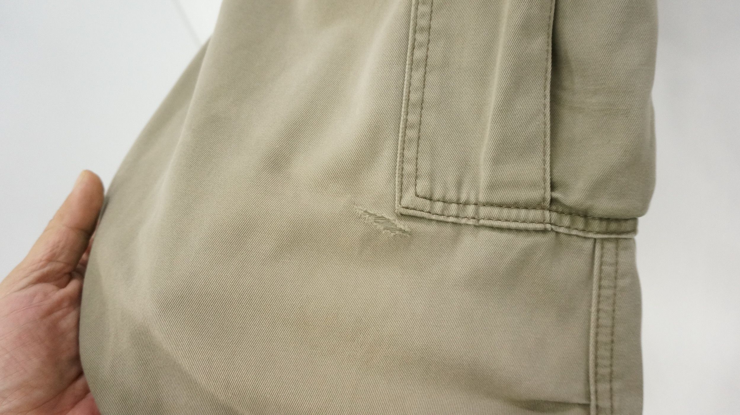Alpha Industries 🔥Vtg Alpha Industries Faded Dusty Olive Worn Cargo Size US 30 / EU 46 - 6 Thumbnail