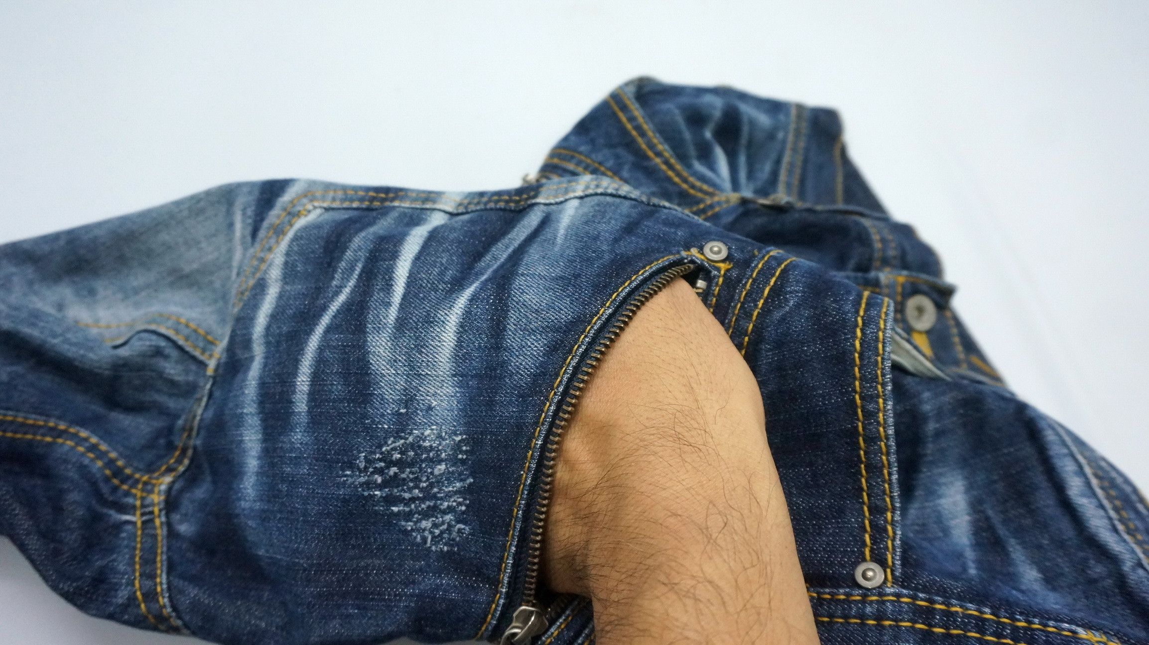HIDEAWAYS 🔥NICOLE HIDEAWAYS Japan Distressed Jeans Size US 32 / EU 48 - 17 Thumbnail