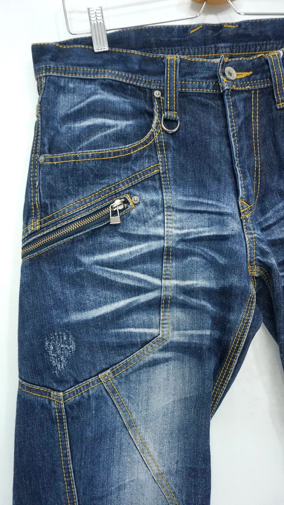 HIDEAWAYS 🔥NICOLE HIDEAWAYS Japan Distressed Jeans Size US 32 / EU 48 - 3 Thumbnail