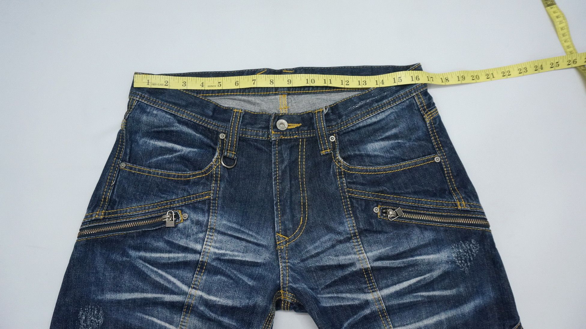 HIDEAWAYS 🔥NICOLE HIDEAWAYS Japan Distressed Jeans Size US 32 / EU 48 - 12 Thumbnail