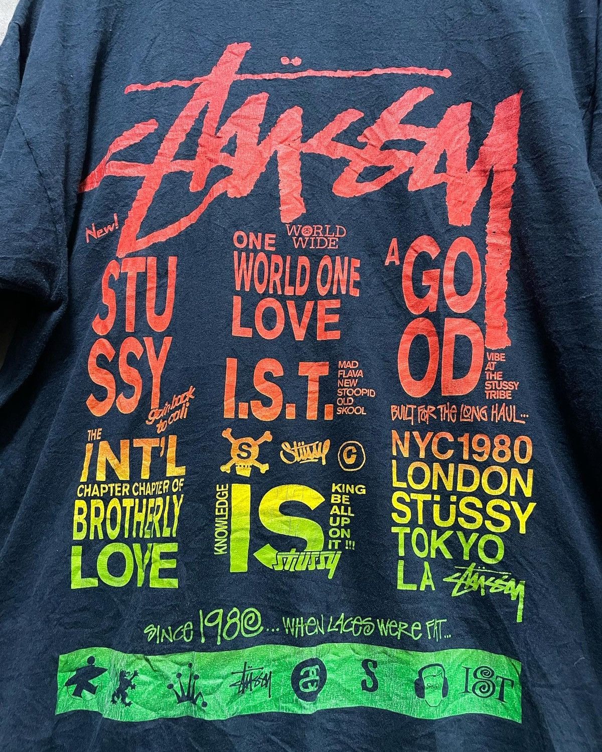 Stussy Vintage Stussy Rasta One World one Love Size US L / EU 52-54 / 3 - 2 Thumbnail