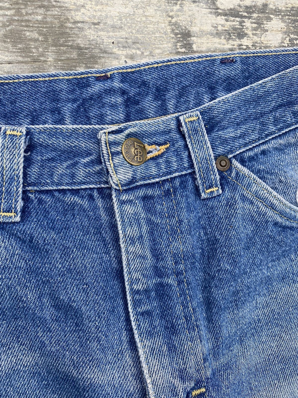 Lee VINTAGE LEE PUNK GRUNGE THRASHED DISTRESSED COWBOY GORPCORE Size US 29 - 7 Thumbnail
