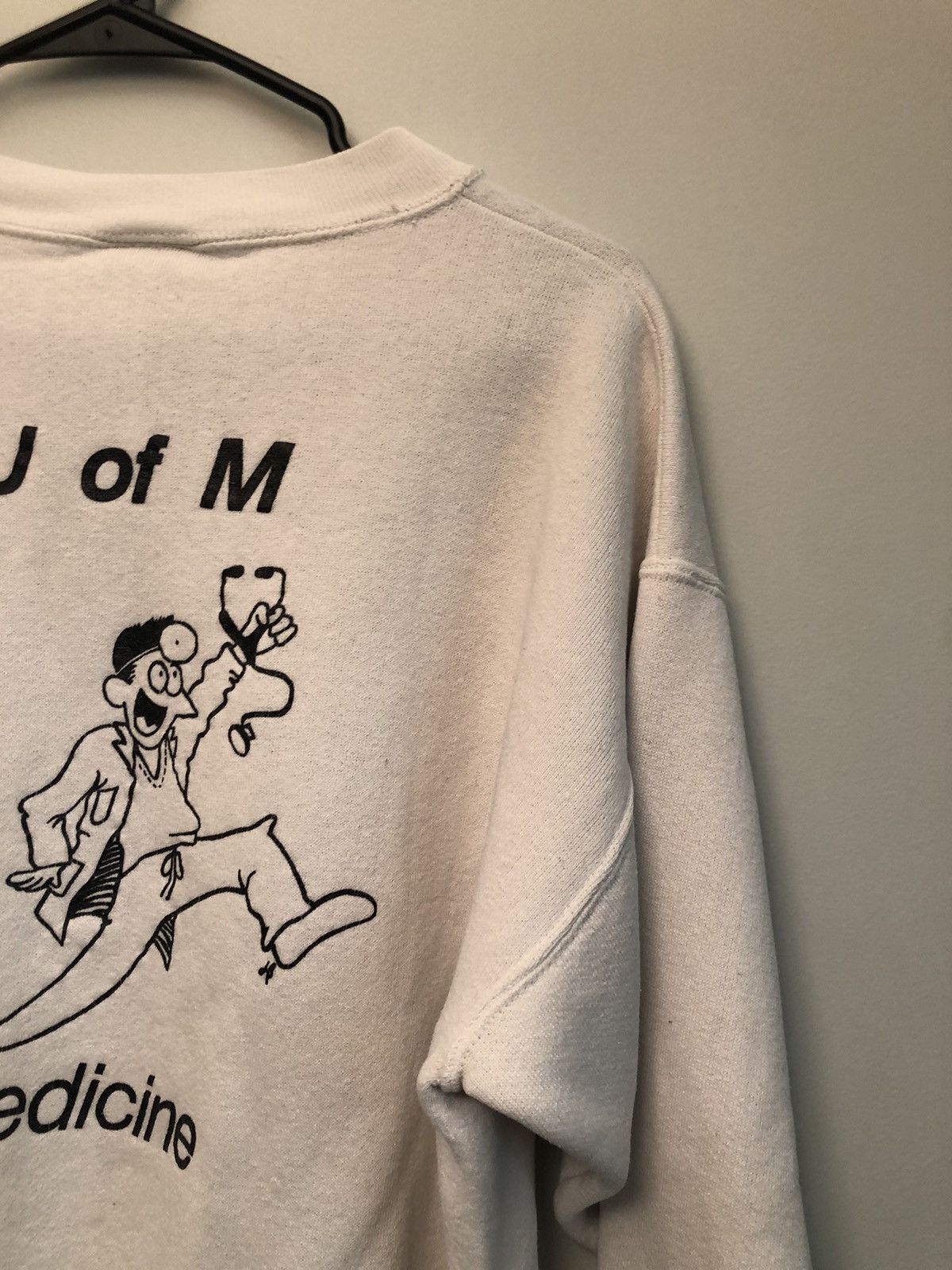 Vintage Distressed University 90s Cropped Drug Doctor Crewneck Size US L / EU 52-54 / 3 - 13 Thumbnail