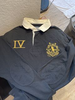Vtg Ralph Lauren Blackwatch #3 Polo Team Crest Game Shirt XL Streetwear S1