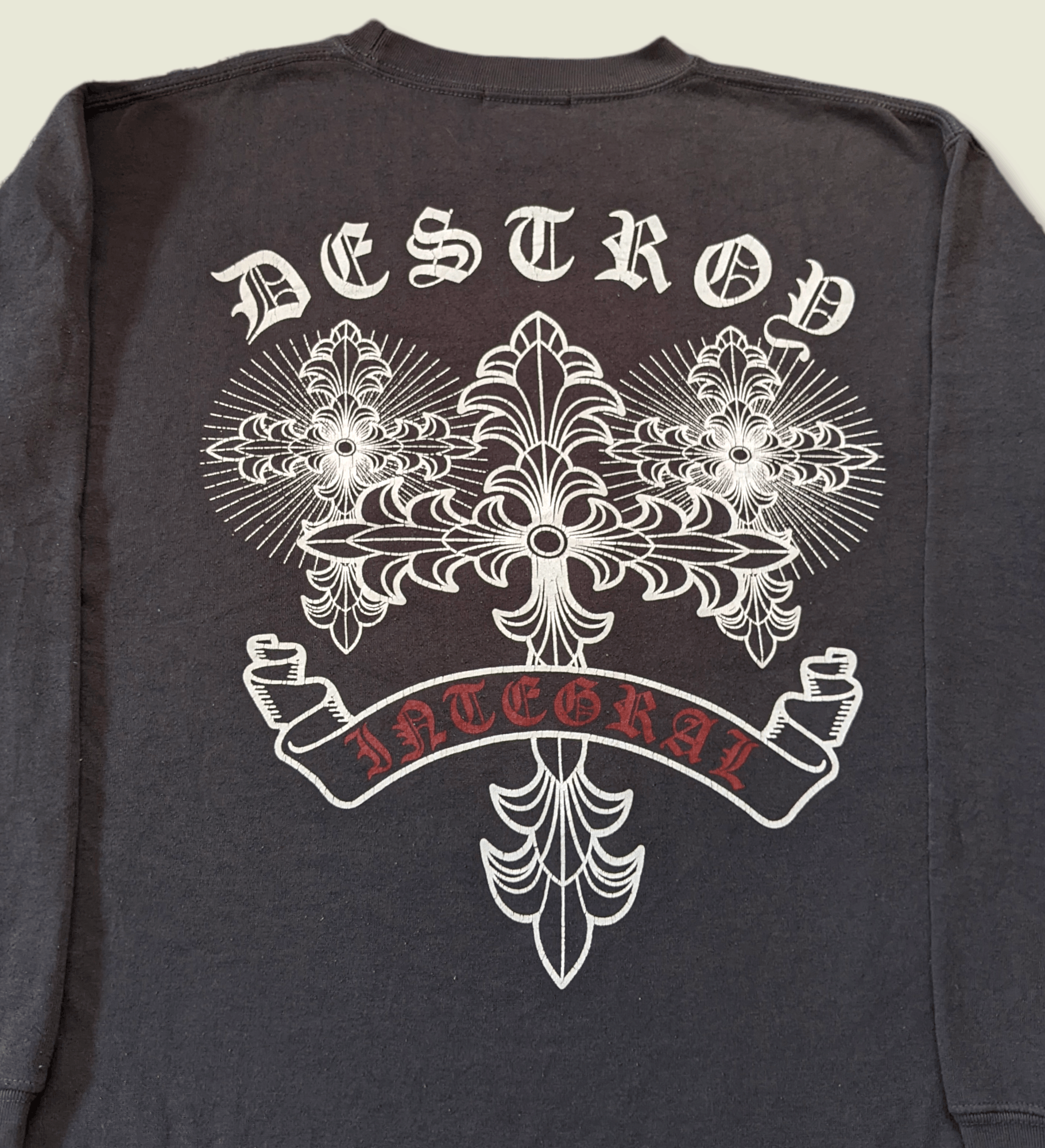 Japanese Brand × Seditionaries × Vintage Vintage Japan Bullet Noise Destroy Cross Sweatshirt Size US L / EU 52-54 / 3 - 3 Thumbnail