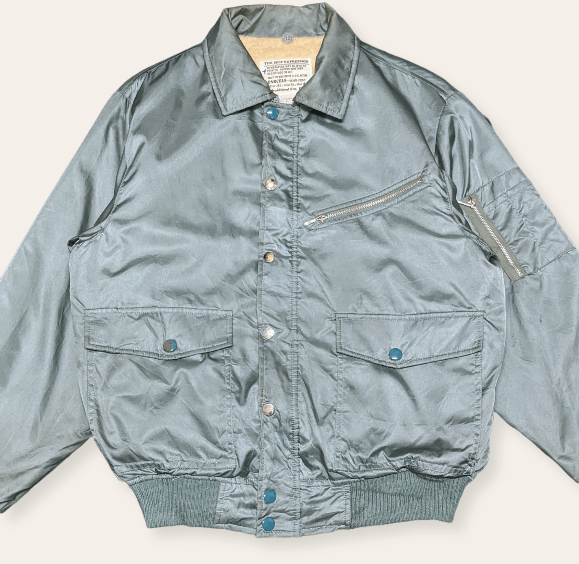 Vintage 80s/90s Japanese Designer Utility Bomber Jacket