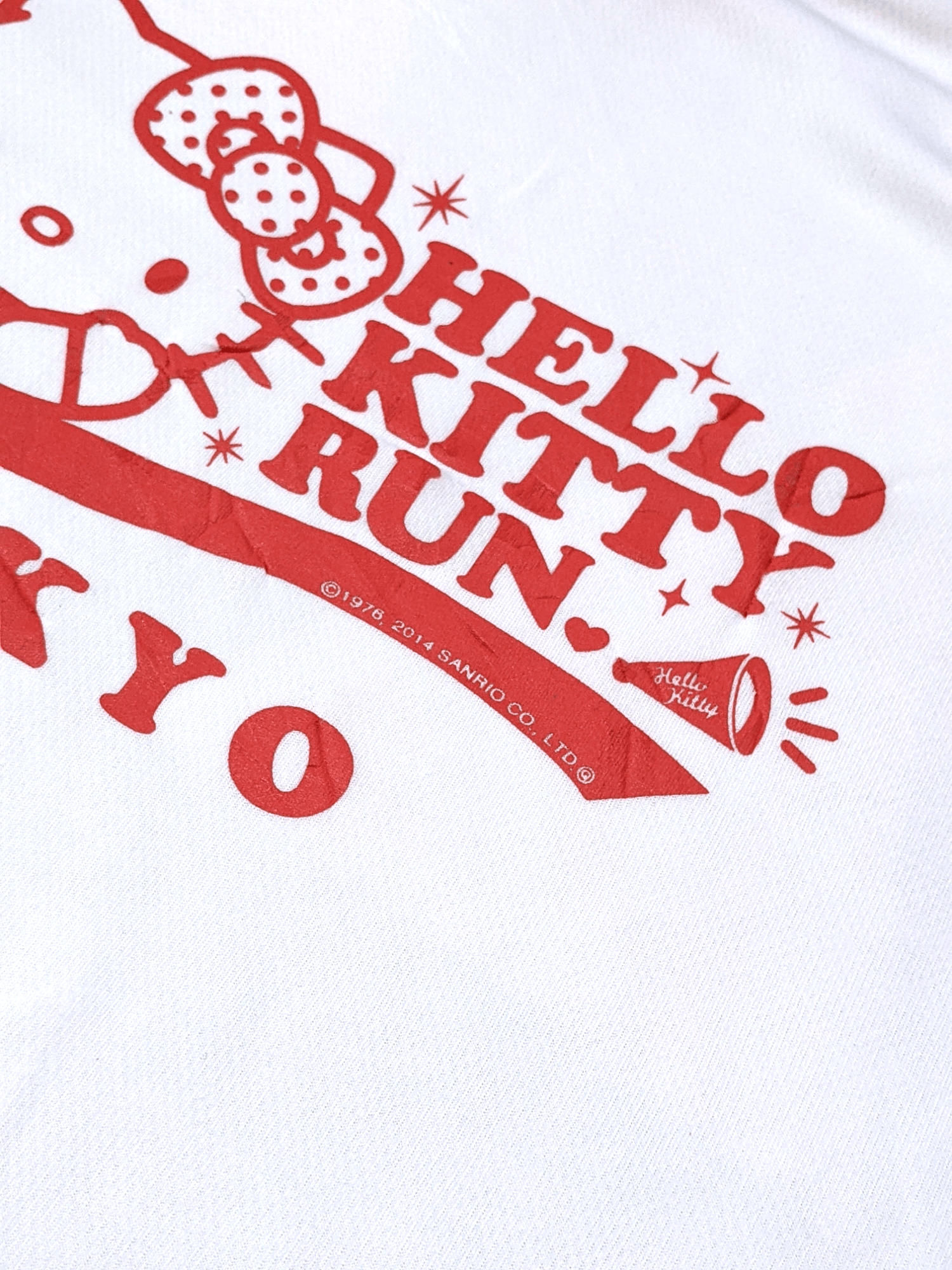 Anime × Japanese Brand × Vintage Japanese Anime Cute Hello Kitty Mascot Tokyo Run Jersey Size US L / EU 52-54 / 3 - 6 Thumbnail