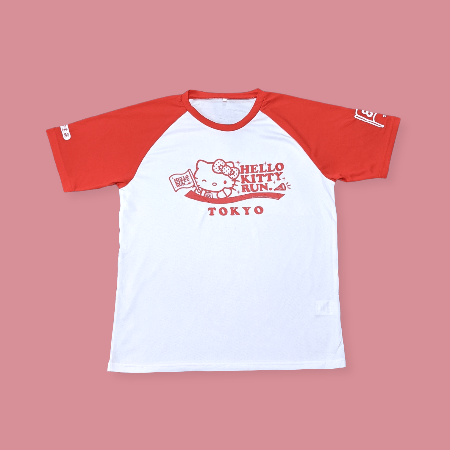 Anime × Japanese Brand × Vintage Japanese Anime Cute Hello Kitty Mascot Tokyo Run Jersey Size US L / EU 52-54 / 3 - 2 Thumbnail