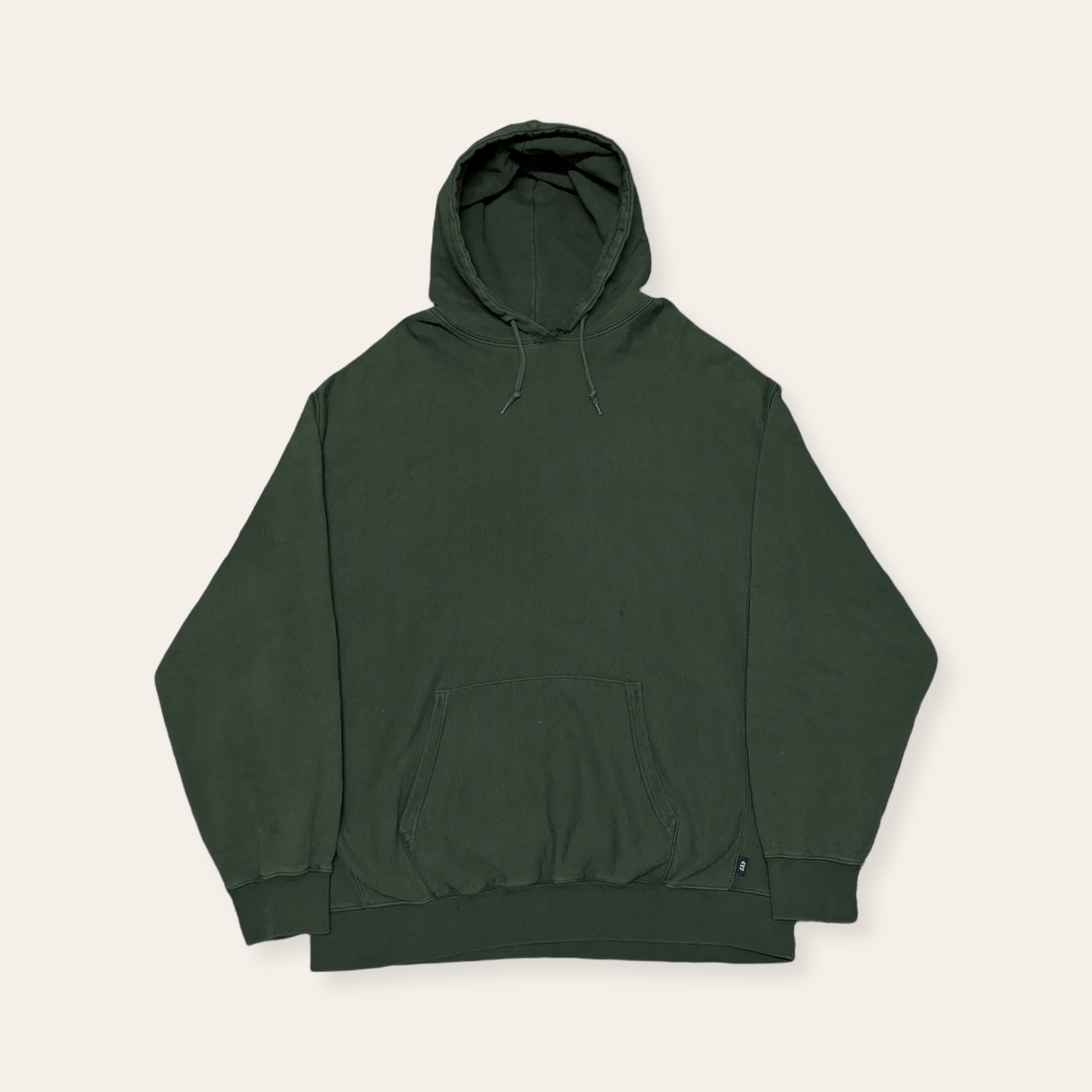 Gap × Vintage Vtg 90s Gap Essential Olive Green Pullover Oversized Hoodie Size US XXL / EU 58 / 5 - 1 Thumbnail