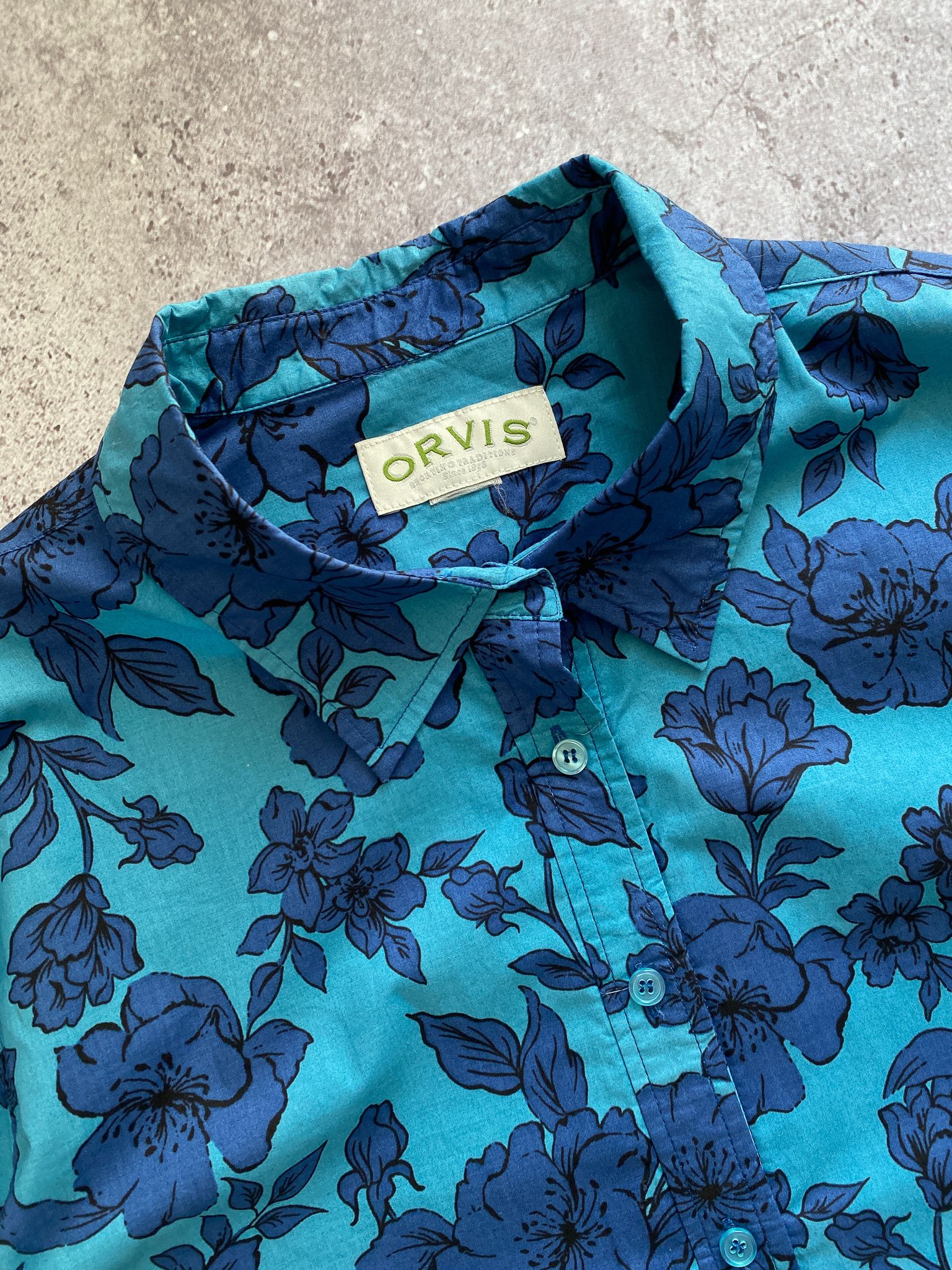 Orvis Vintage Orvis Flowers Printed Shirt Size XL / US 12-14 / IT 48-50 - 5 Thumbnail