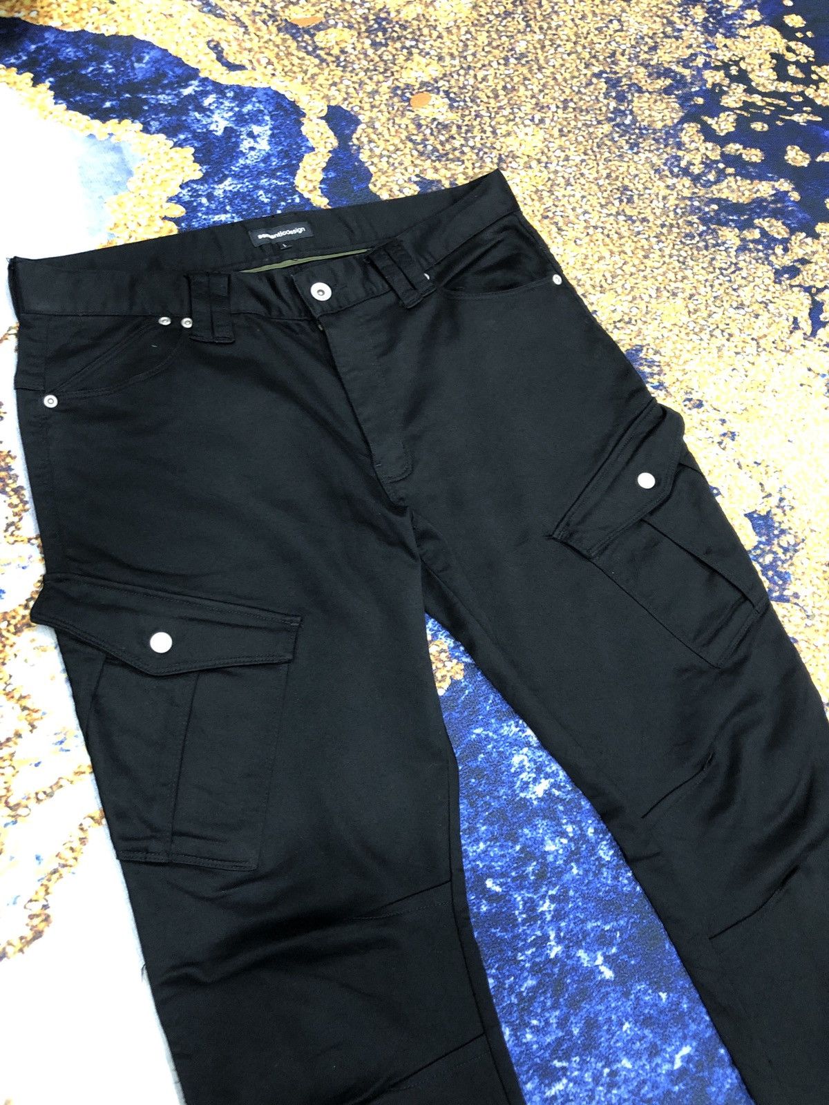 Japanese Brand ‼️SEMANTICDESIGN Cargo pants Black Colour‼️ Size US 34 / EU 50 - 3 Thumbnail