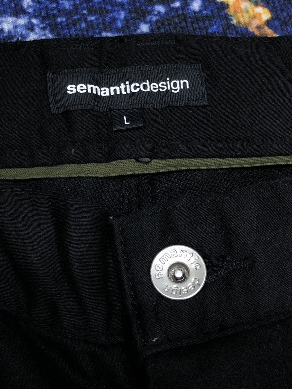 Japanese Brand ‼️SEMANTICDESIGN Cargo pants Black Colour‼️ Size US 34 / EU 50 - 6 Thumbnail