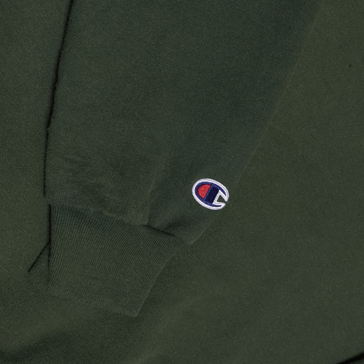 Champion × Unsound Rags × Vintage Vintage Champion Eco Tonal Essential Green Pullover Hoodie Size US S / EU 44-46 / 1 - 7 Thumbnail