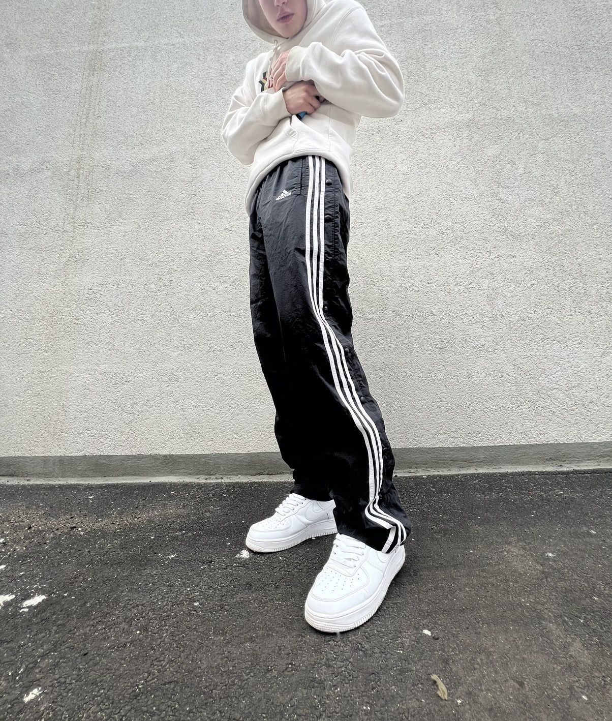 Adidas × Vintage Vintage Adidas Parachute Pants Black Size US 34 / EU 50 - 2 Thumbnail