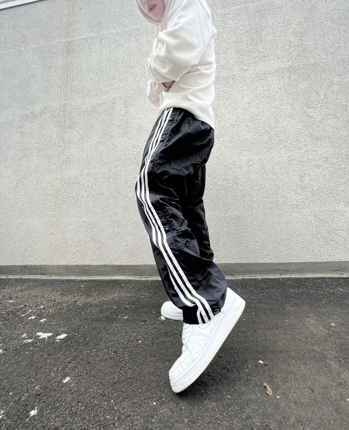 Adidas × Vintage Vintage Adidas Parachute Pants Black Size US 34 / EU 50 - 3 Thumbnail
