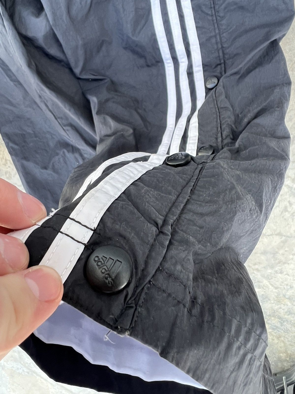 Adidas × Vintage Vintage Adidas Parachute Pants Black Size US 34 / EU 50 - 11 Thumbnail