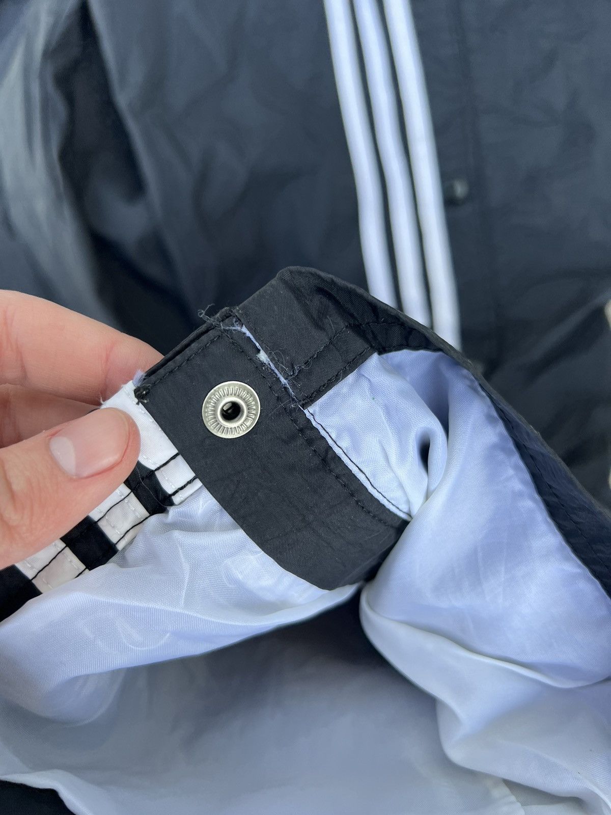 Adidas × Vintage Vintage Adidas Parachute Pants Black Size US 34 / EU 50 - 10 Thumbnail