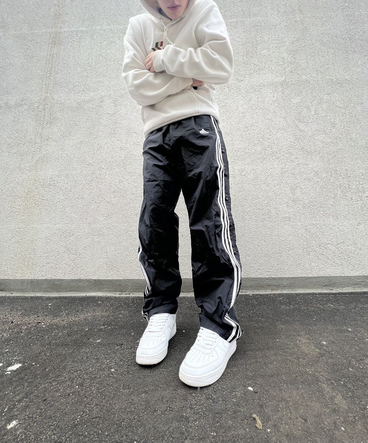 Adidas × Vintage Vintage Adidas Parachute Pants Black Size US 34 / EU 50 - 4 Thumbnail