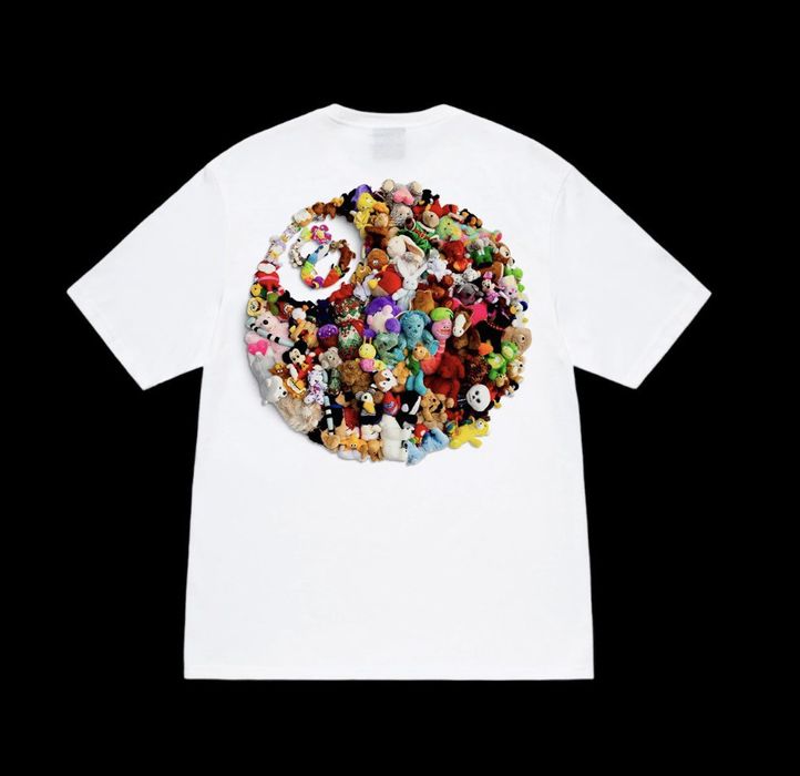 Stussy Stussy Plush 8 Ball Tee Shirt White | Grailed