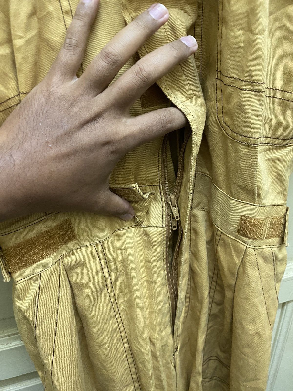 Japanese Brand × Vintage VTG DISTRESSED 🔥RARE SHORT SLEEVE🔥 TOYOTA COVERALL JDM Size US 35 - 8 Thumbnail